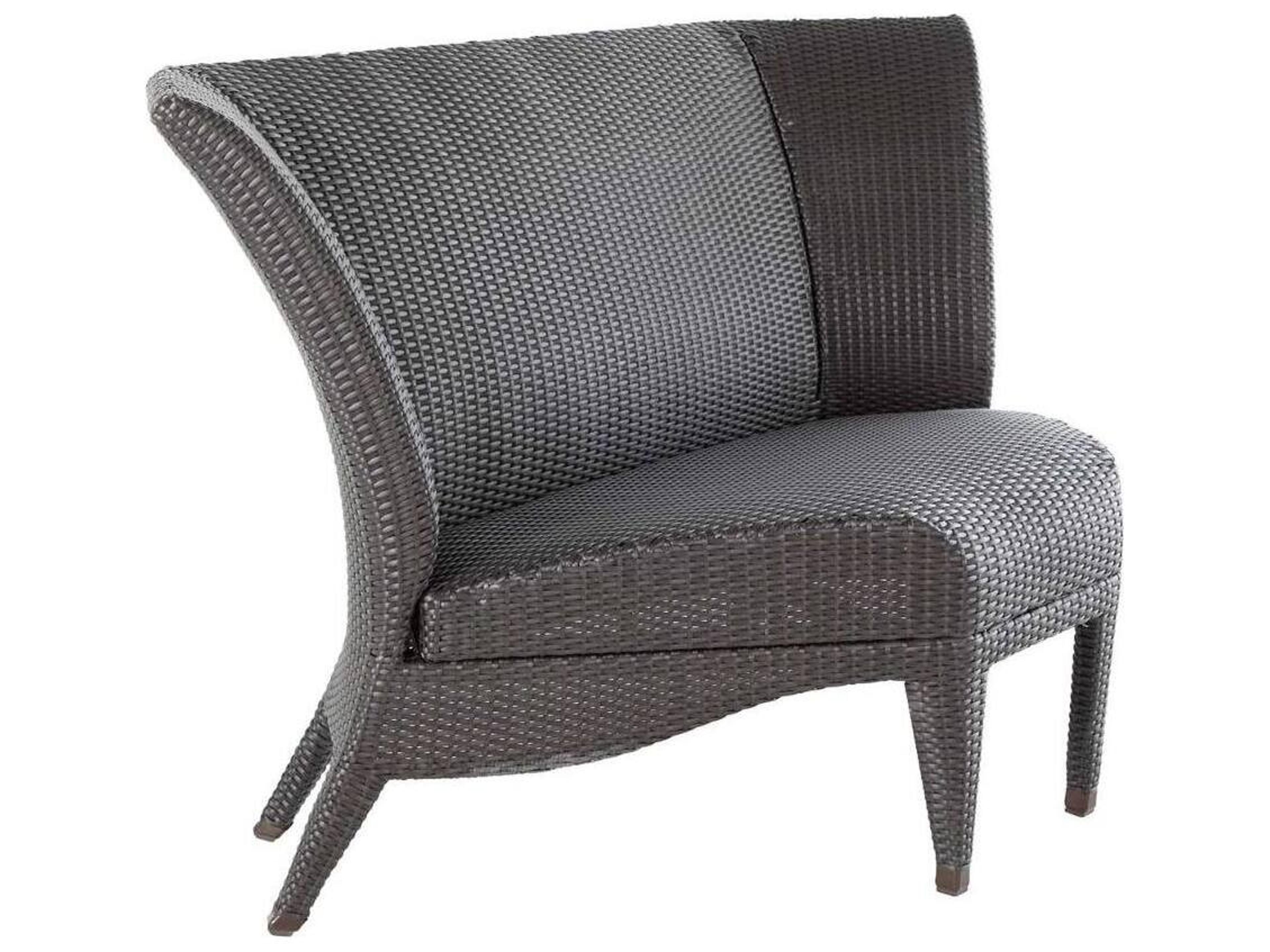 Summer Classics Athena Plus N-dura Resin Wicker Sectional Corner Patio Lounge Chair