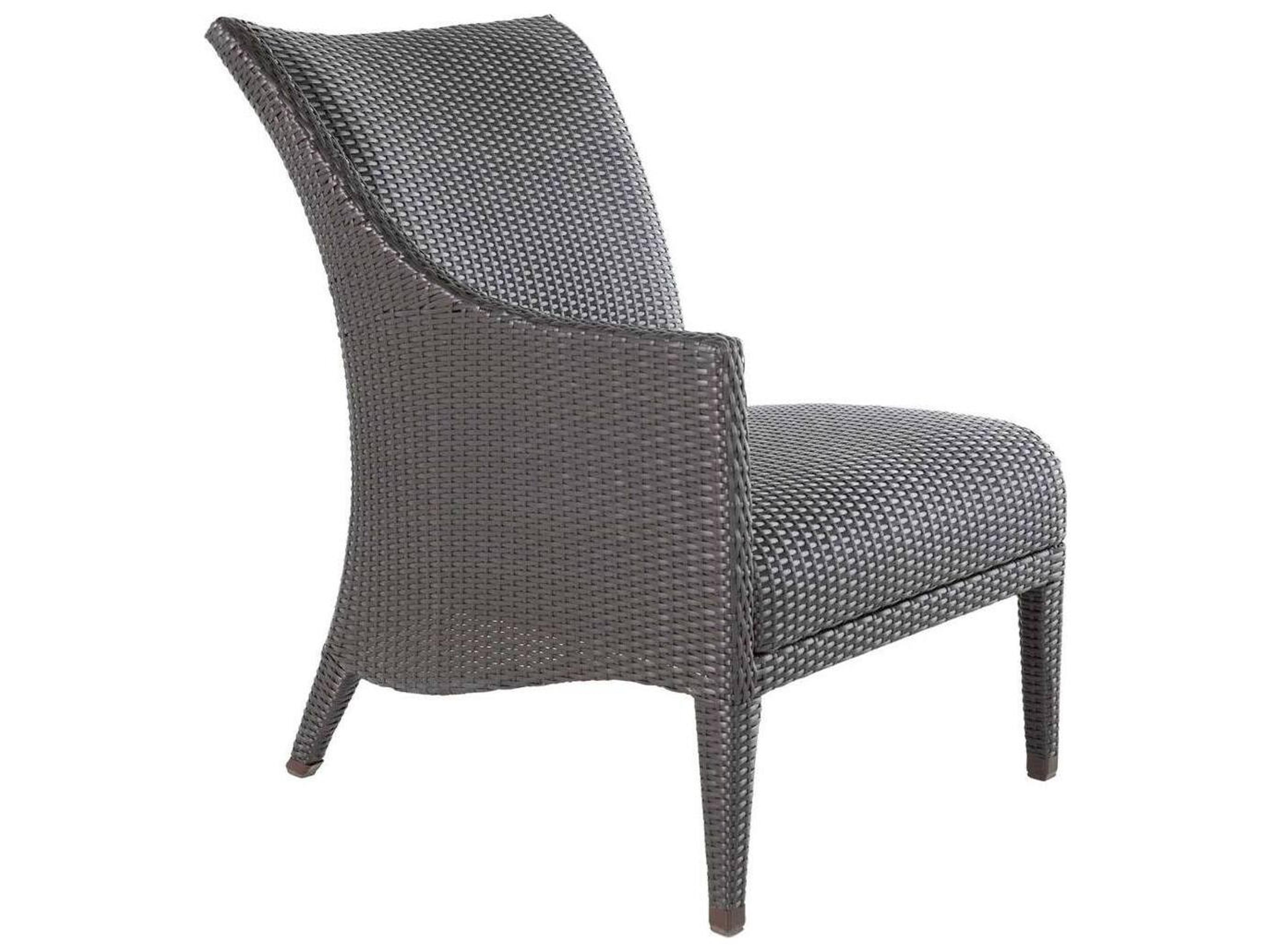 Summer Classics Athena Plus N-durs Resin Wicker Sectional Left Arm Outdoor Patio Lounge Chair