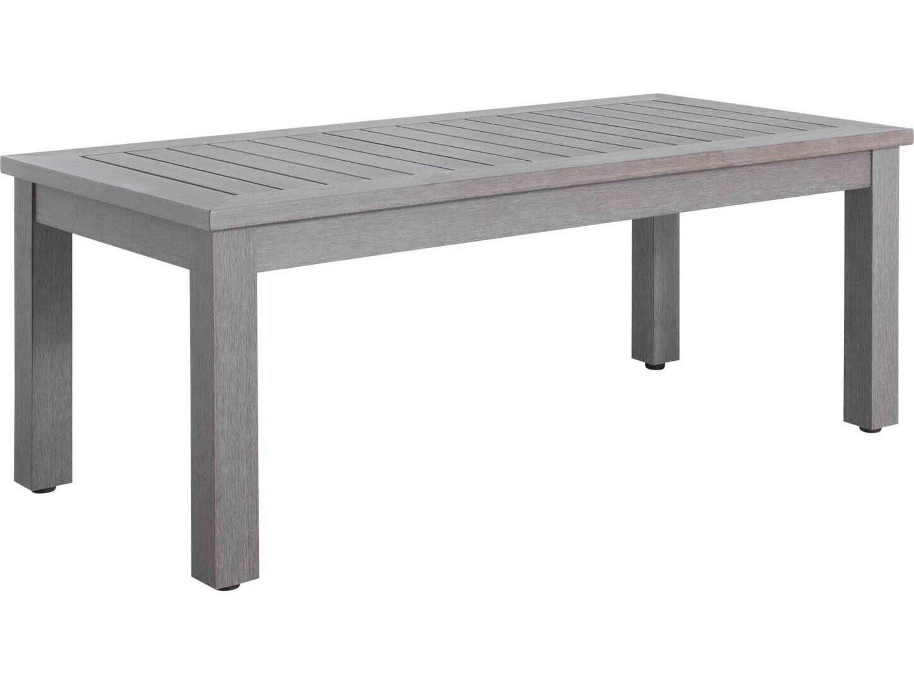 Summer Classics Portside N-Dura Wood Rectangular Patio Coffee Table