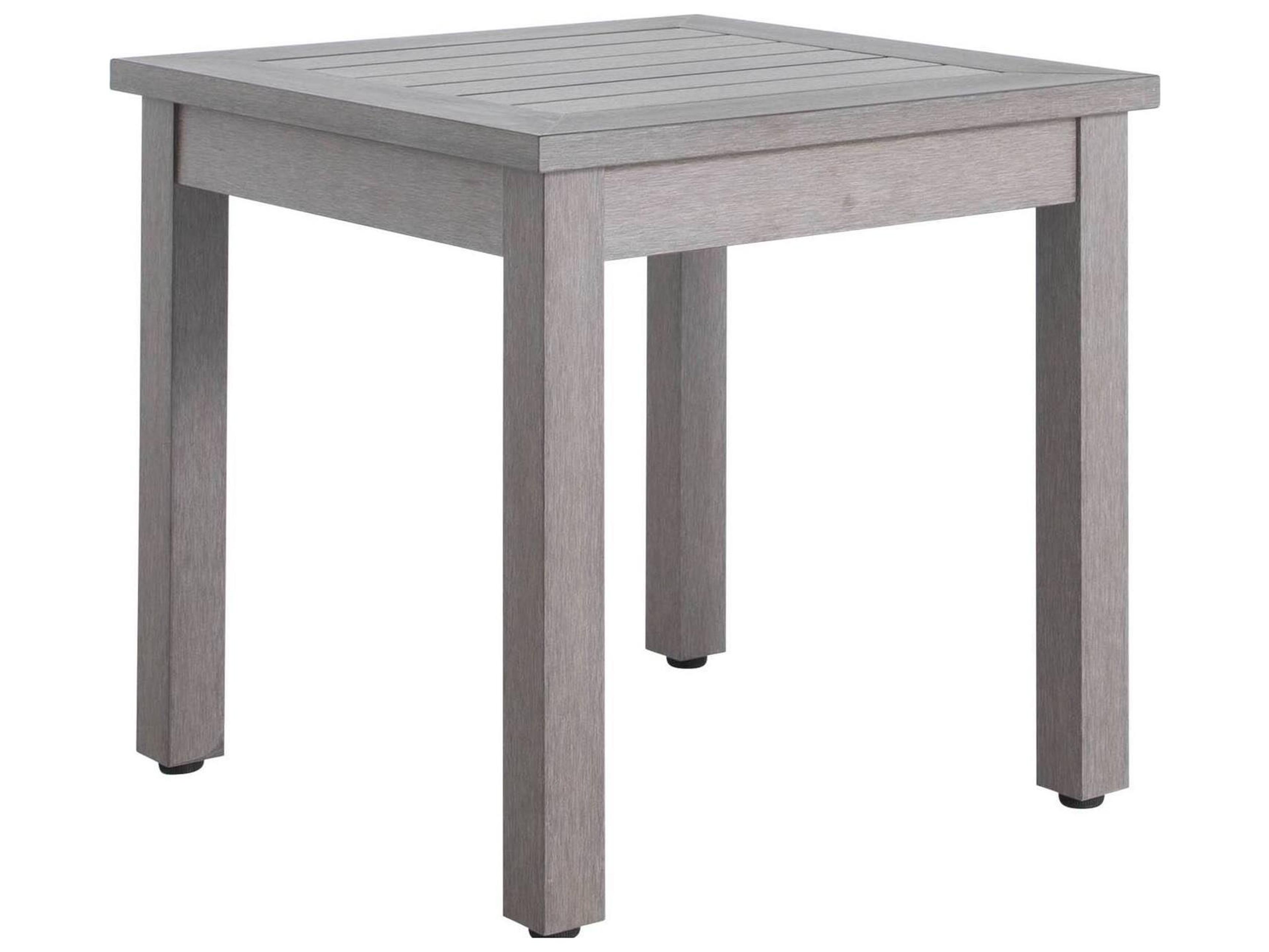 Summer Classics Portside N-Dura Wood Square Outdoor Side Table