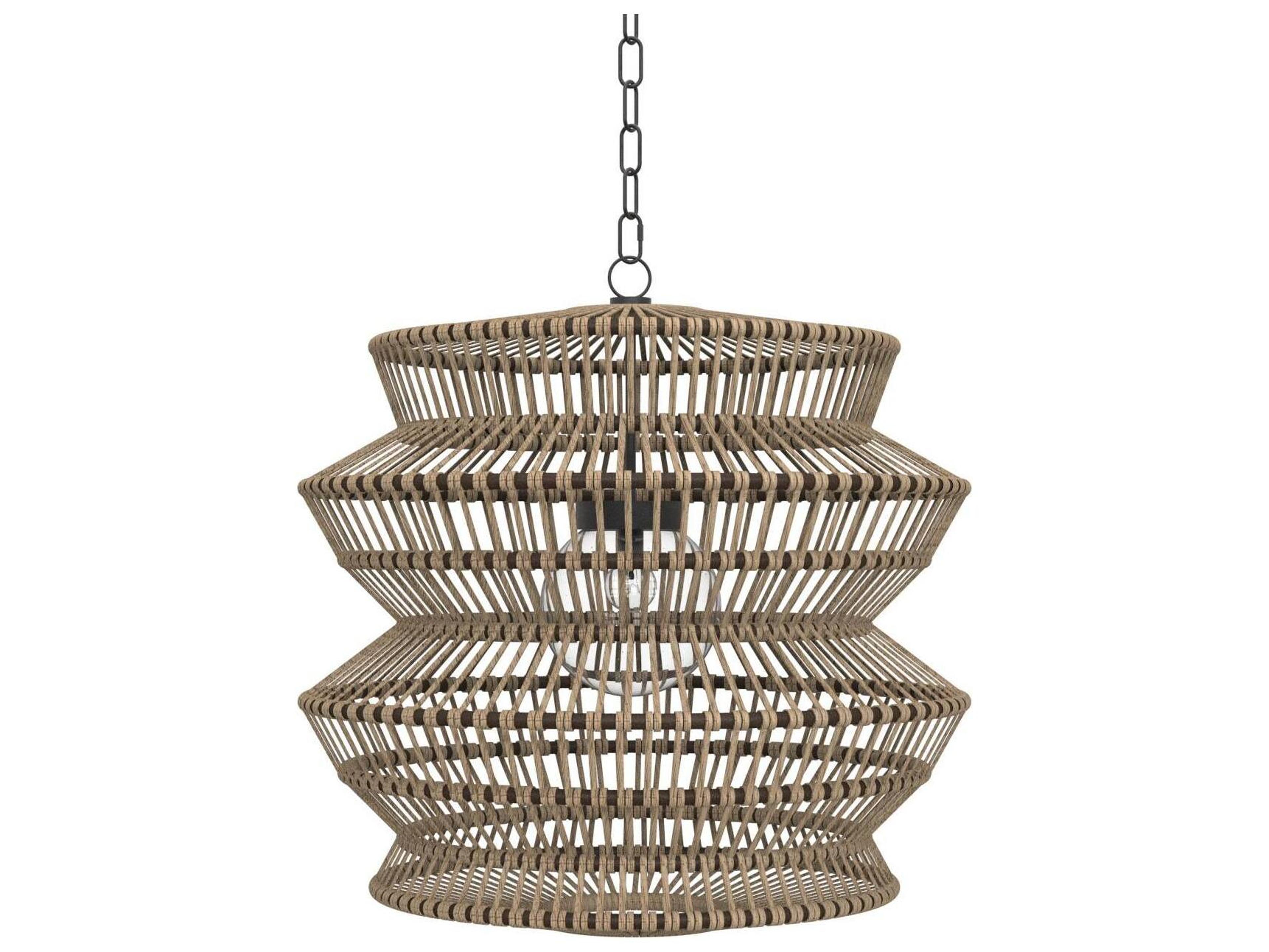 Summer Classics Mckenna Resin Rattan Outdoor Medium Chandelier