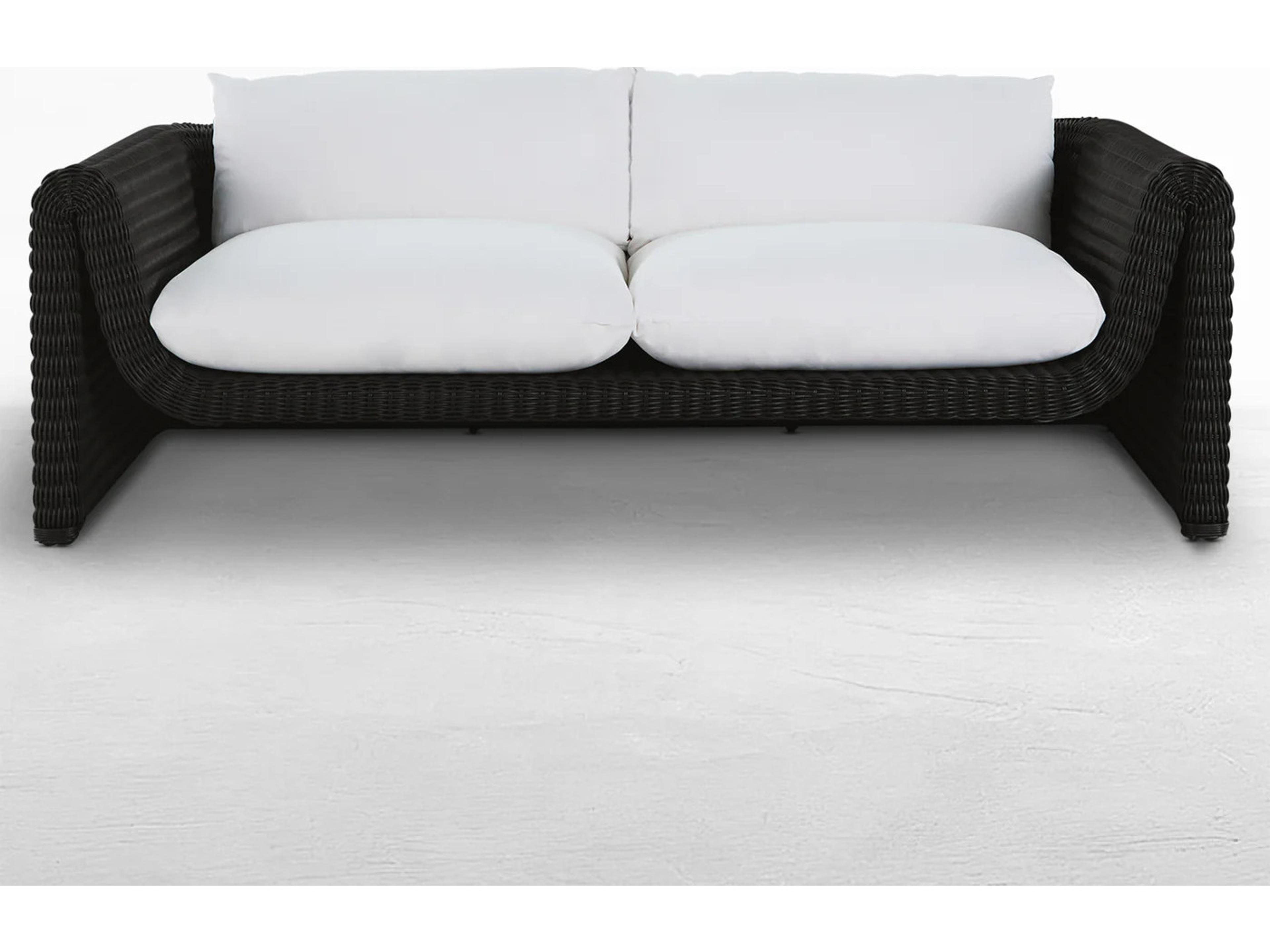 Summer Classics Como Wicker Sofa Raffia