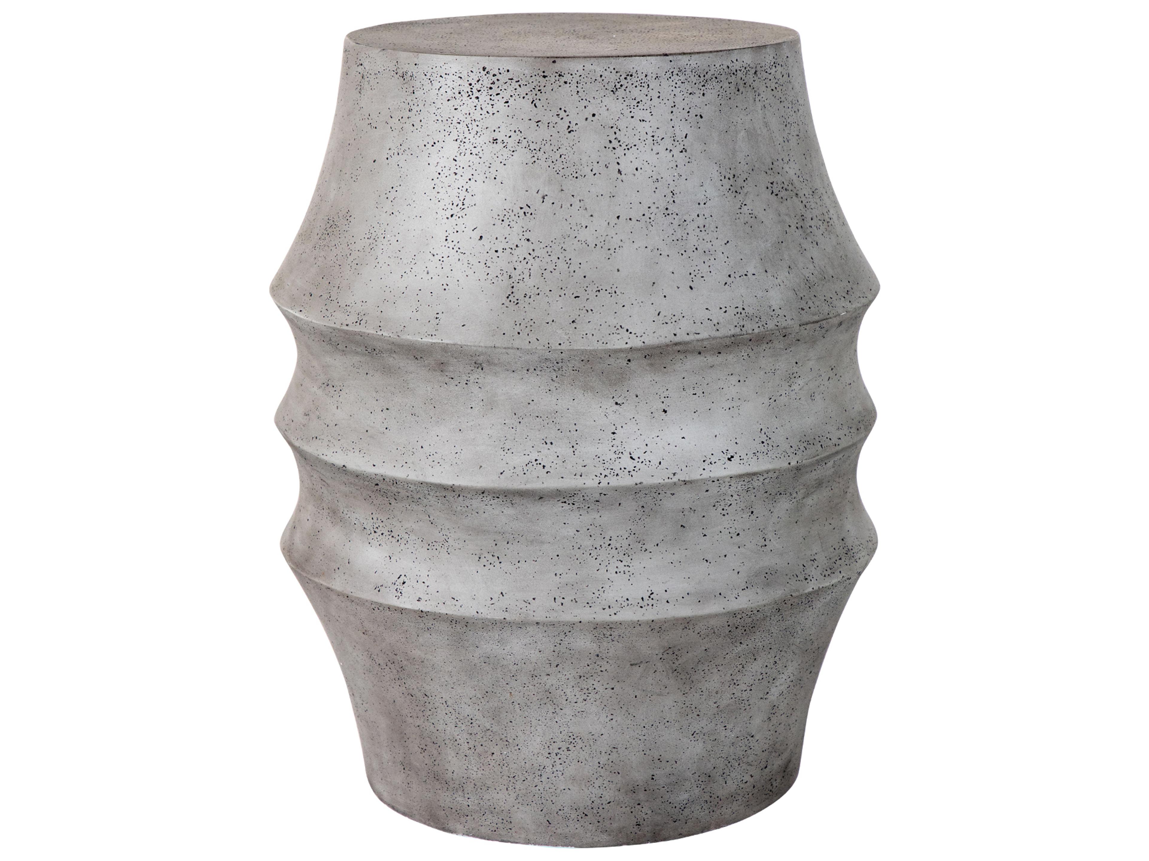 Summer Classics Cast Stone Engret Stool