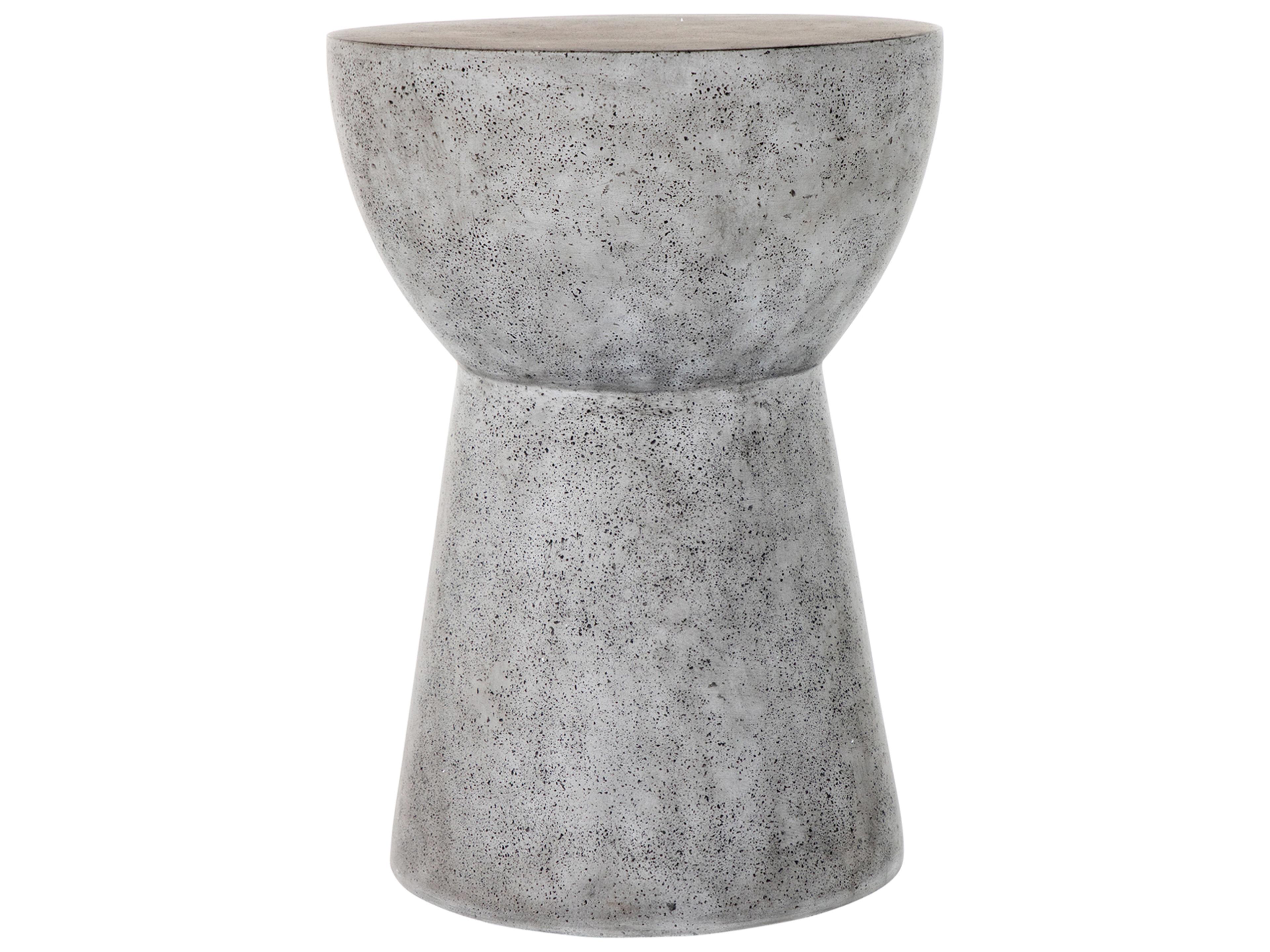 Summer Classics Cast Stone Ibis Outdoor Patio End Table