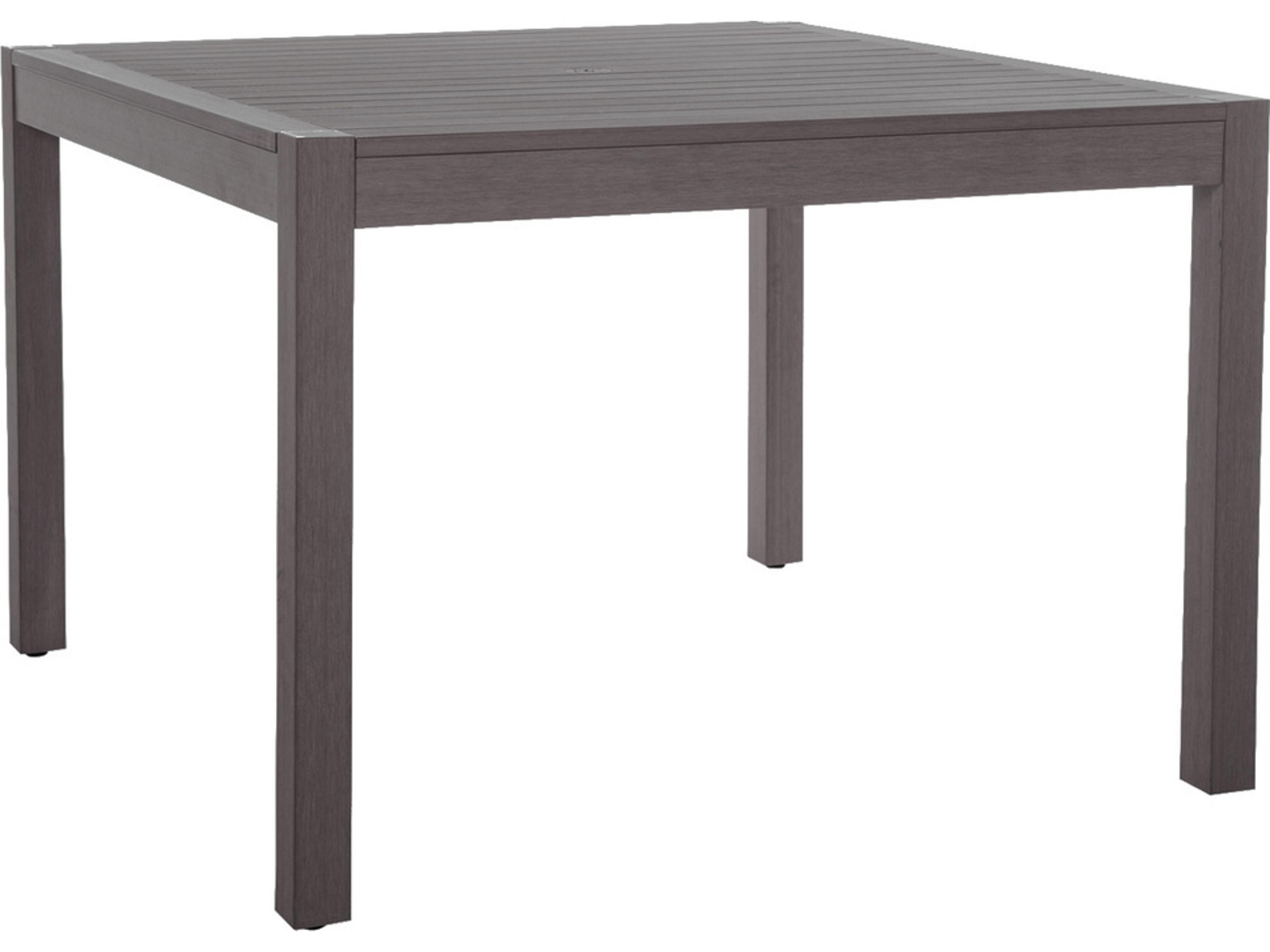 Summer Classics Portside N-Dura Wood Square Patio Dining Table