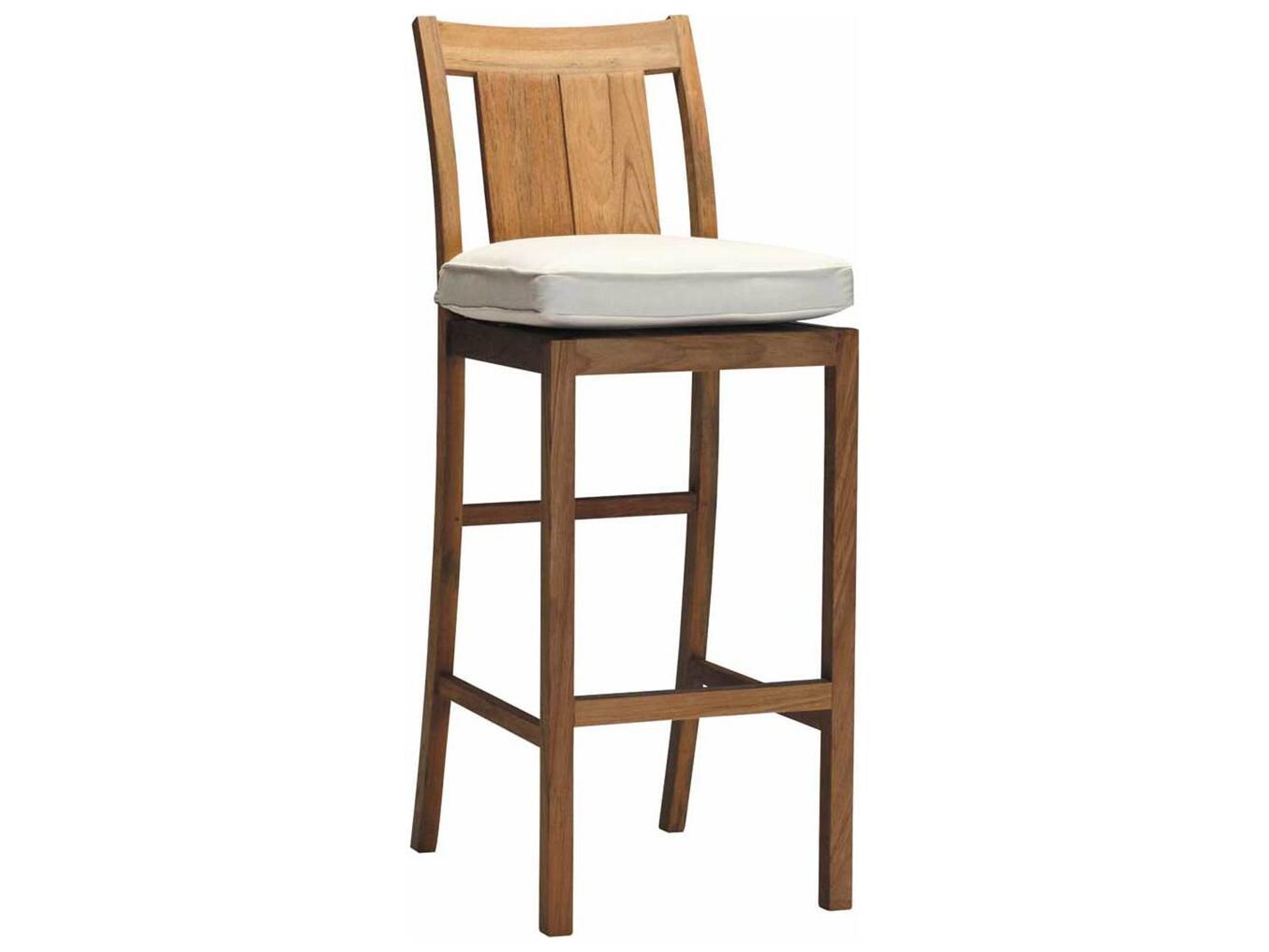 Summer Classics Croquet Teak 30'' Bar Stool Seat Replacement Cushions
