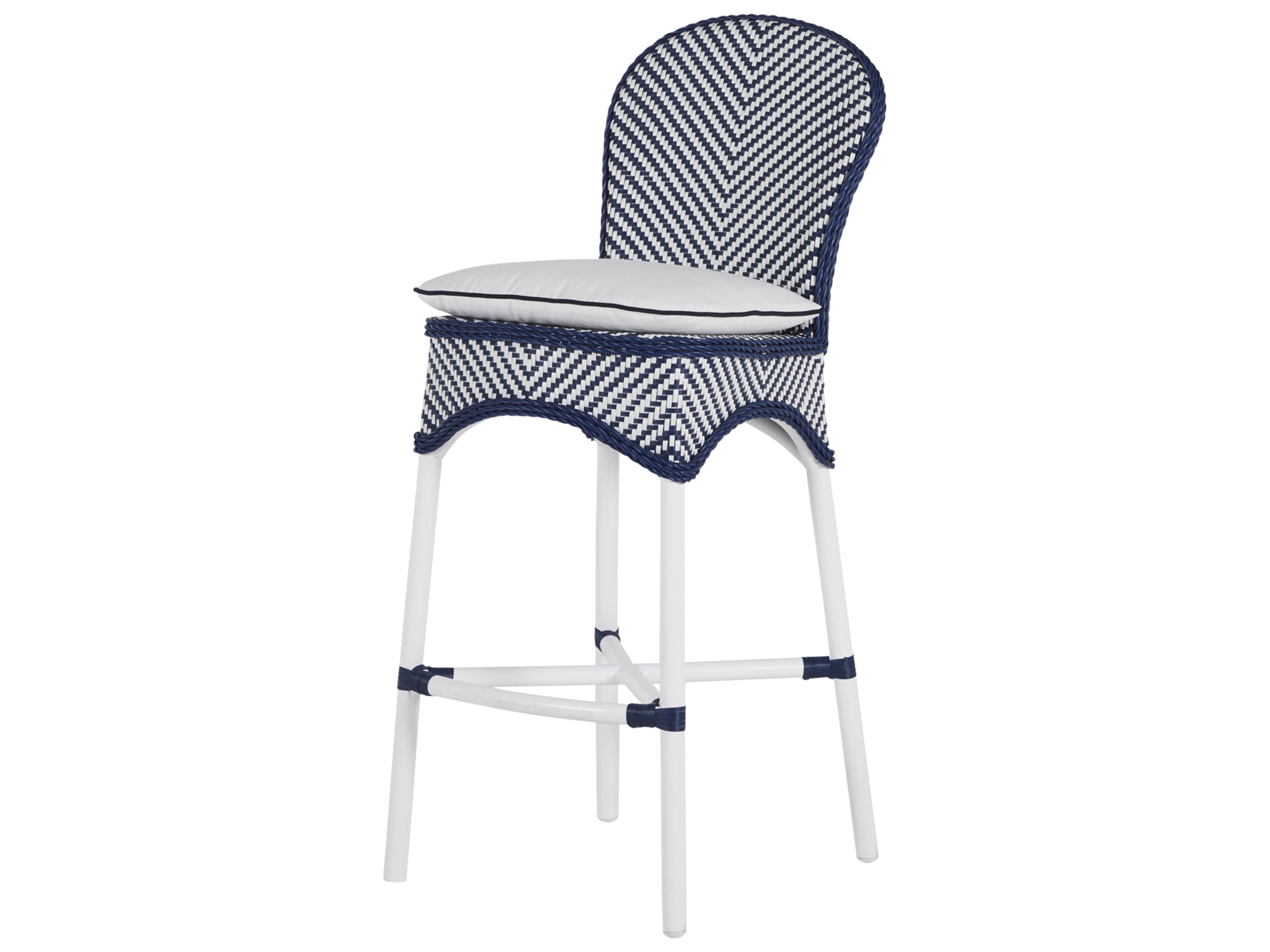 Summer Classics Savoy Aluminum Outdoor Bar Side Chair