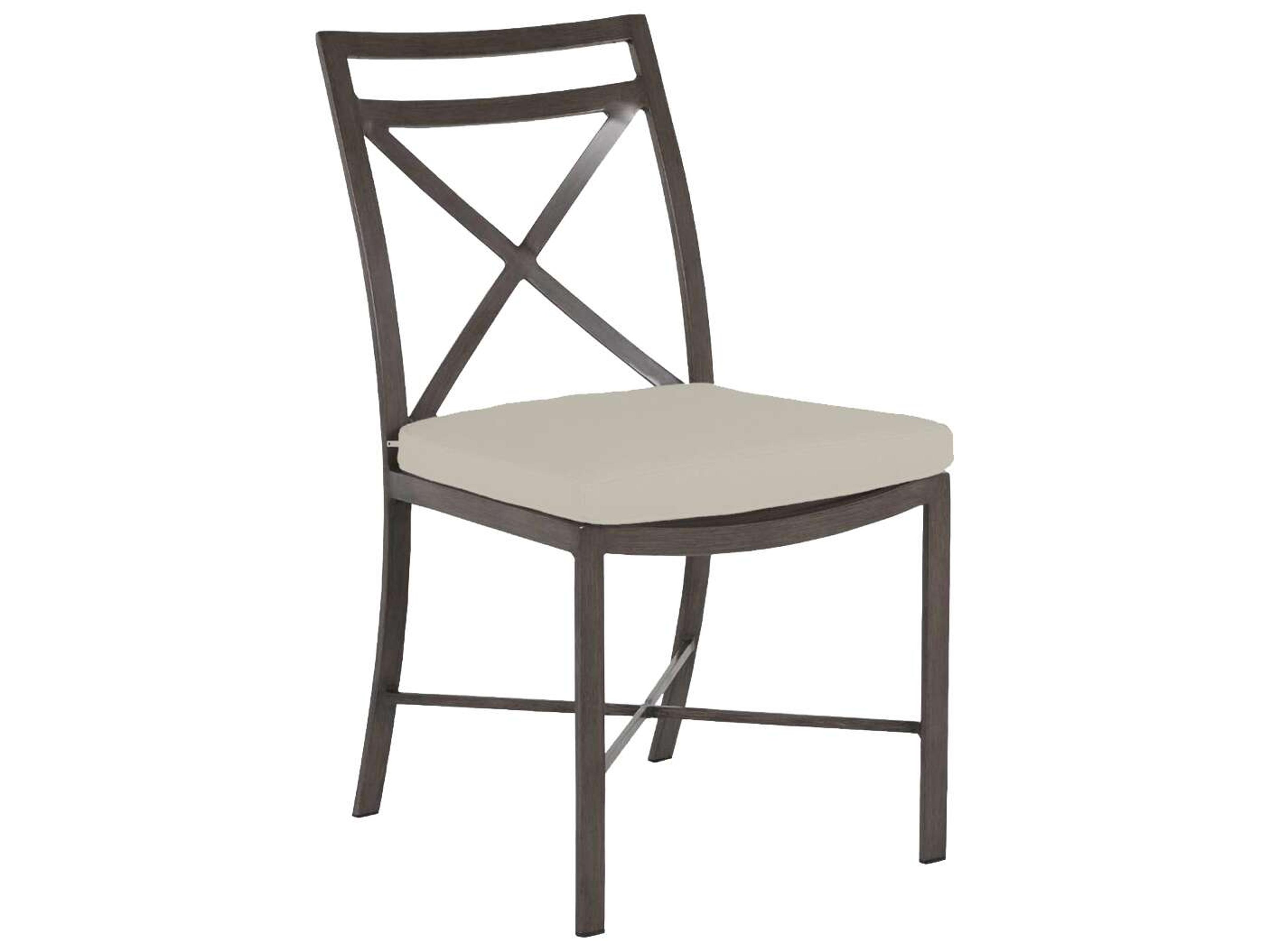 Summer Classics Monaco Quick Ship Wrought Aluminum Cushion Dining Chair