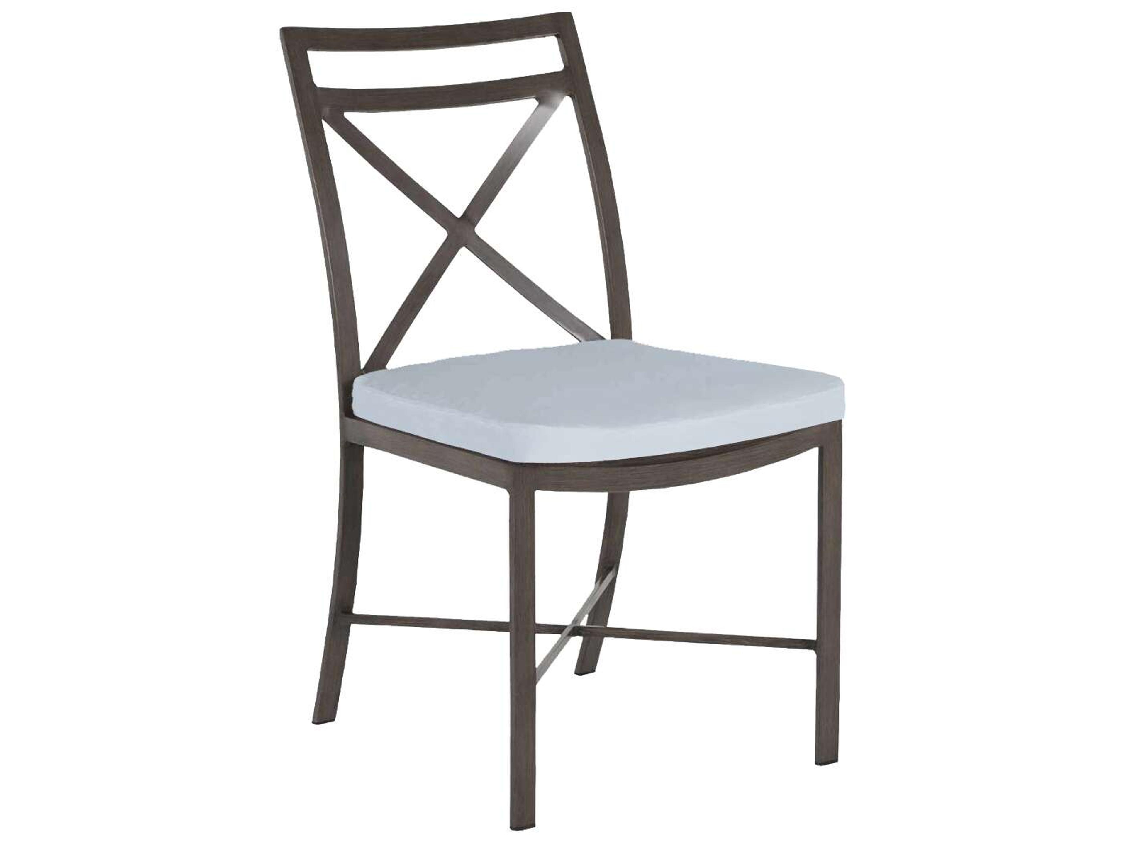 Summer Classics Monaco Quick Ship Wrought Aluminum Cushion Dining Chair