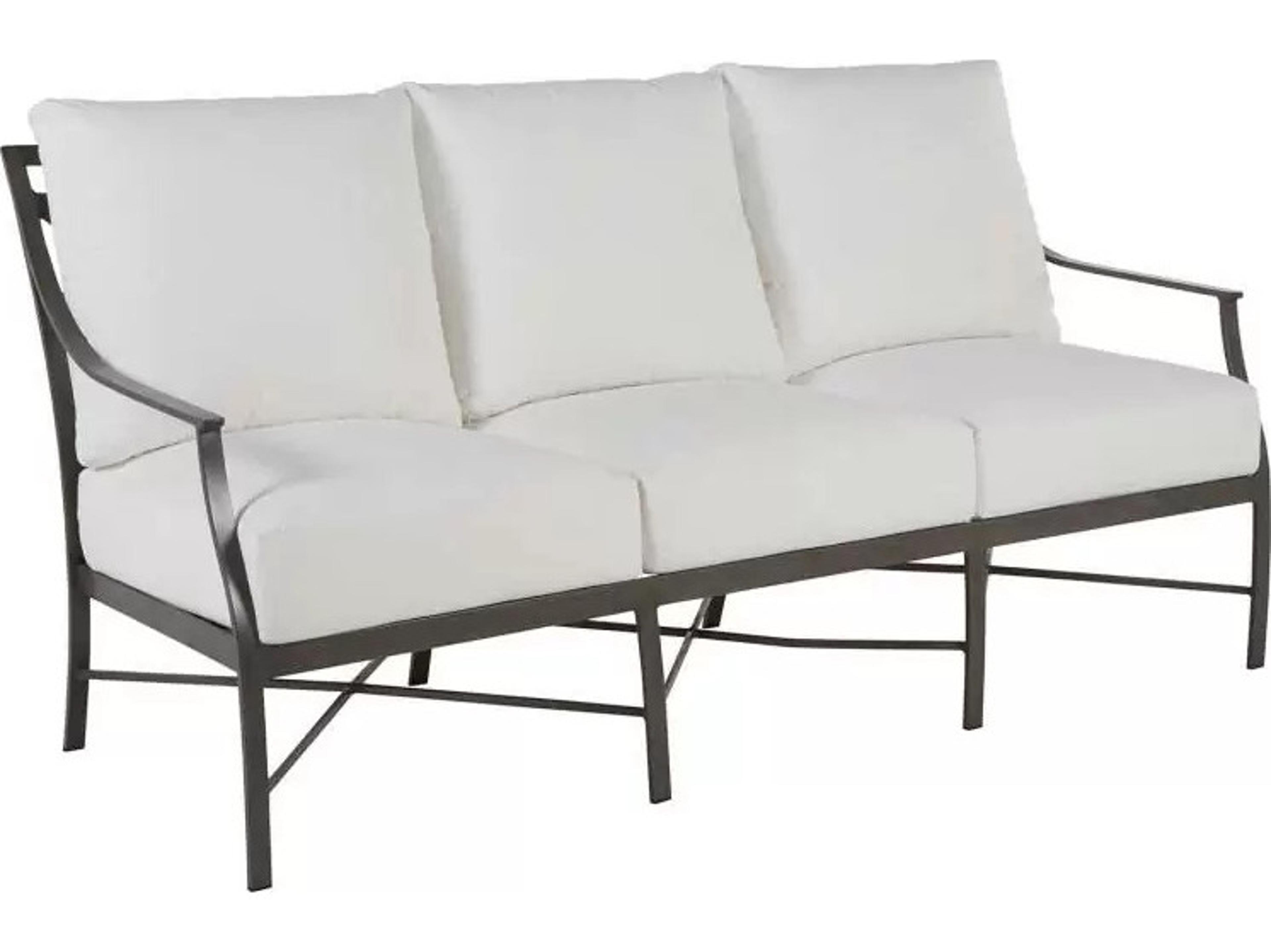 Summer Classics Monaco Aluminum Slate Gray Sofa