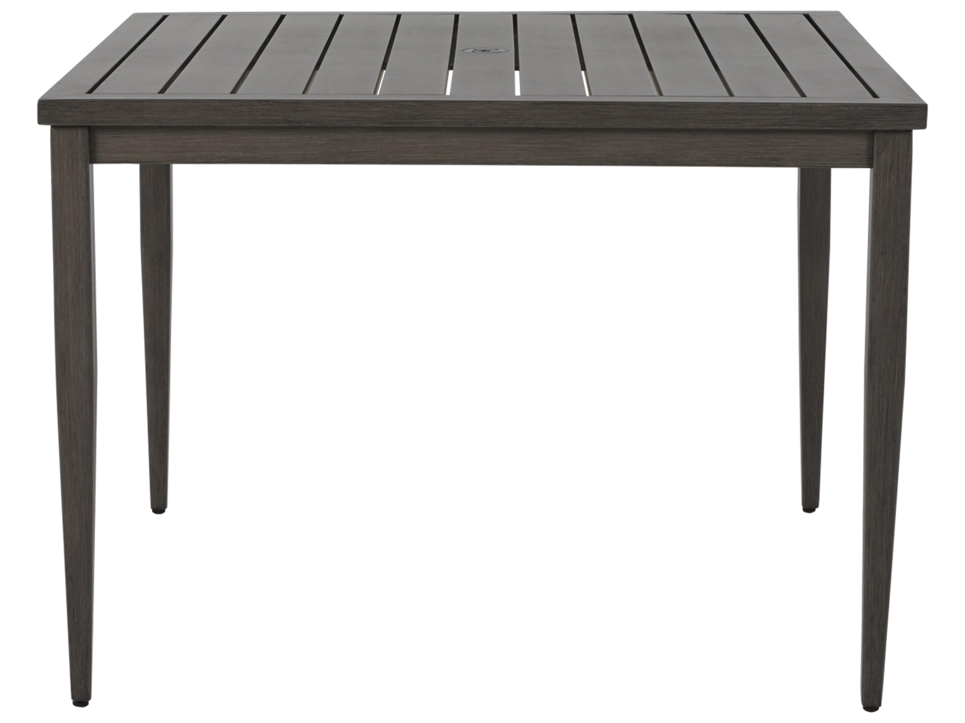 Summer Classics Brookside Aluminum Square Outdoor Dining Table