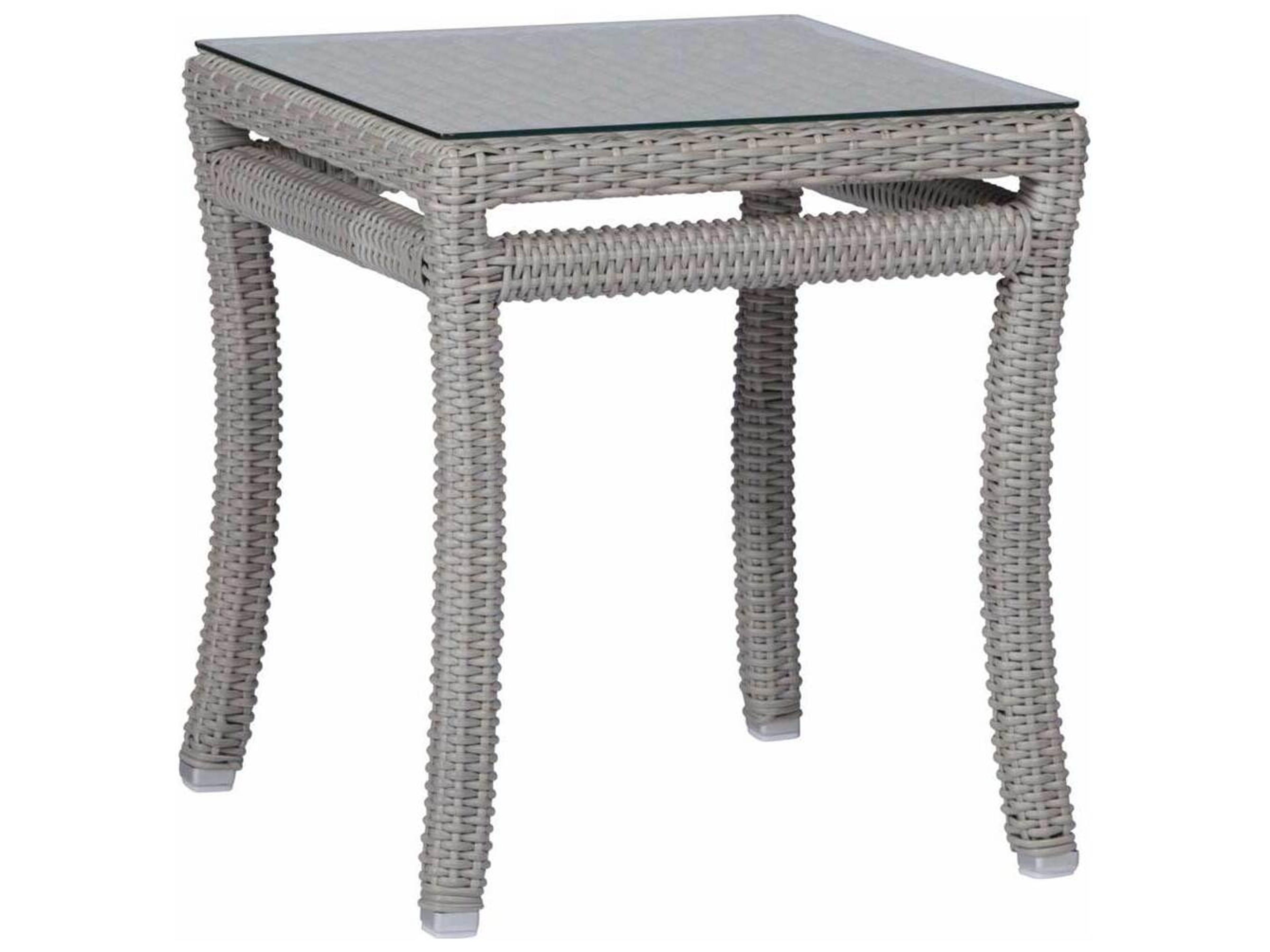 Summer Classics Club Woven Square Outdoor End Table