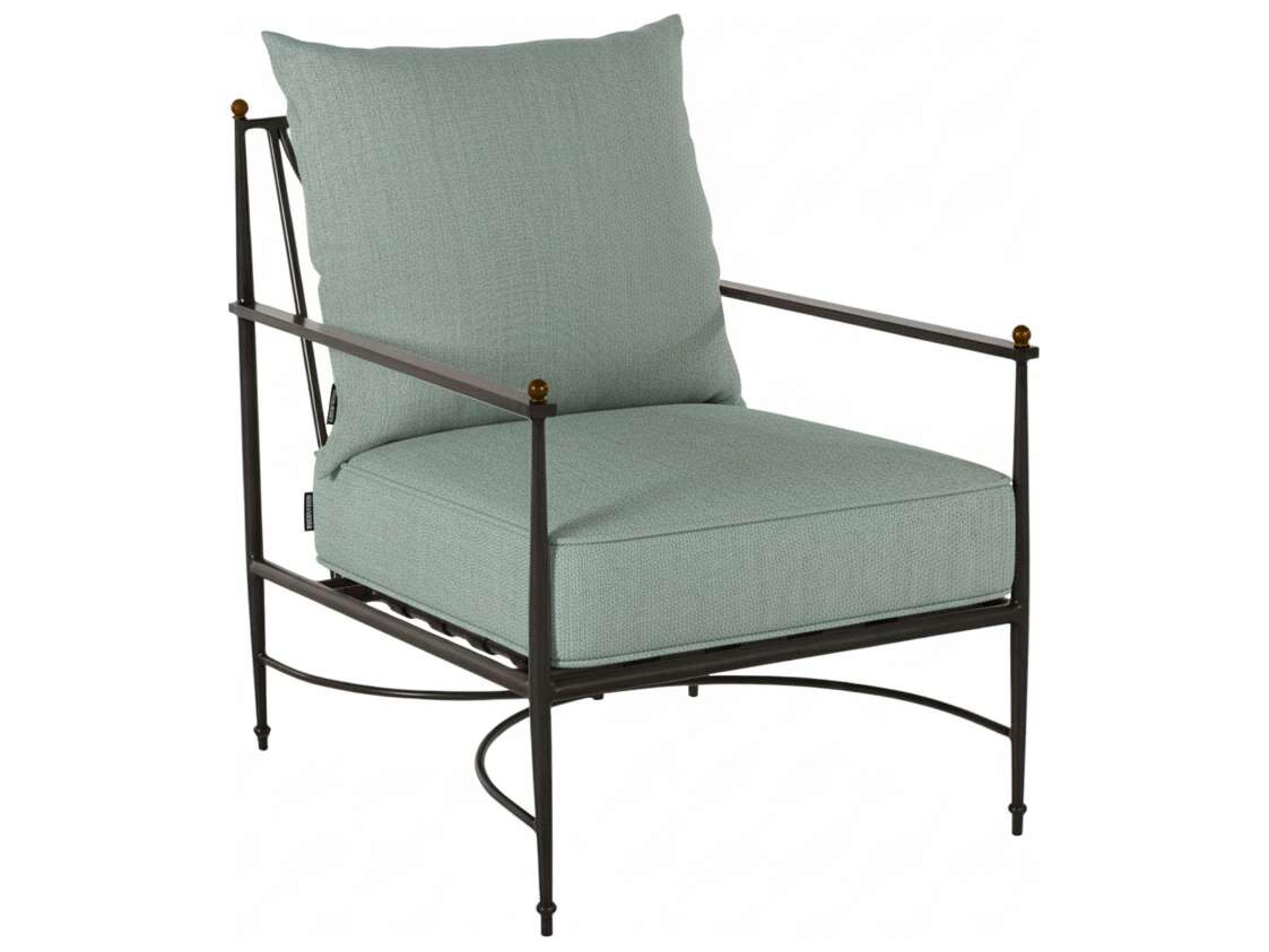 Summer Classics Roma Quick Ship Wrought Aluminum Cushion Lounge Chair
