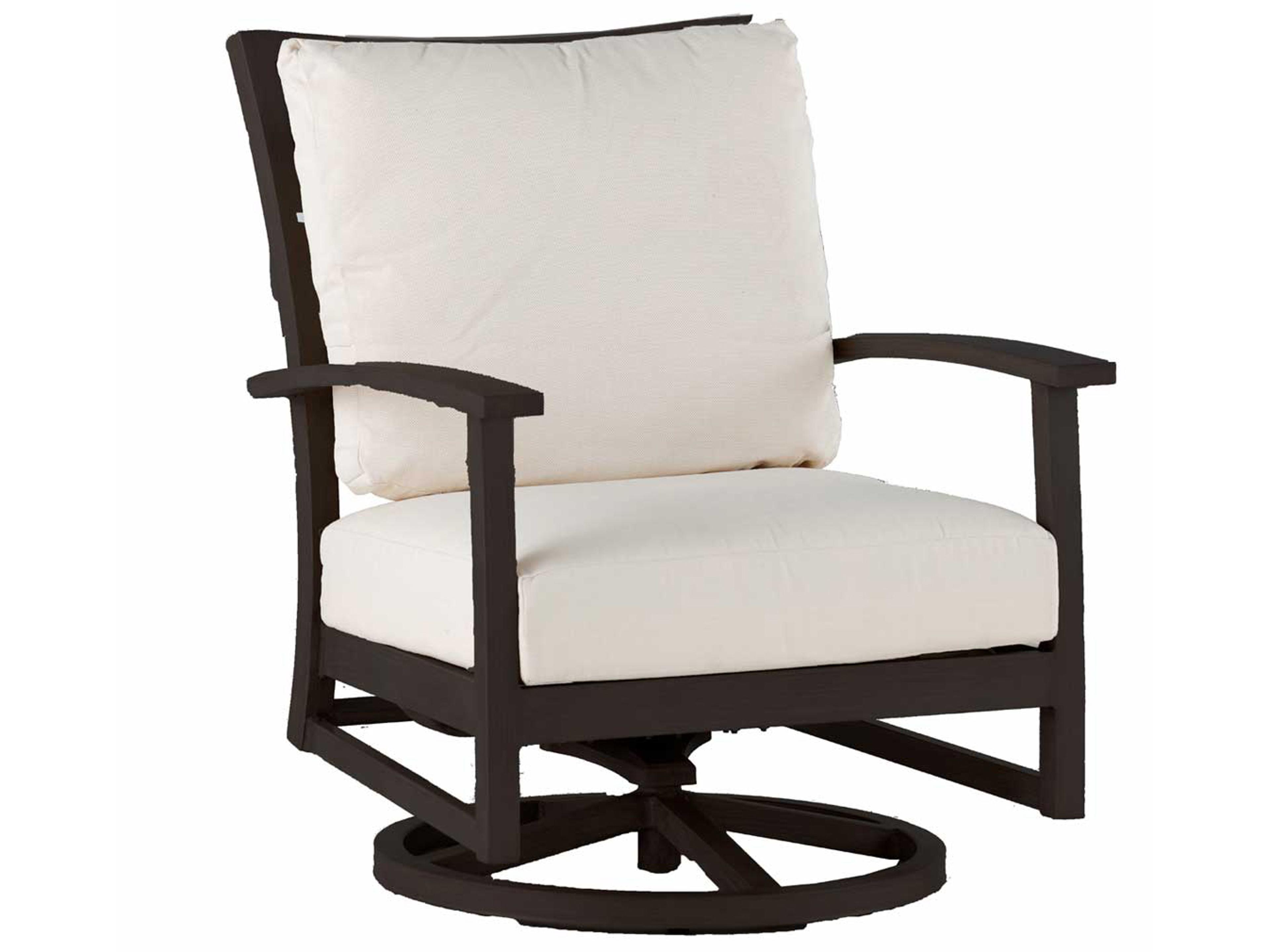 Summer Classics Charleston Aluminum Swivel Rocker Patio Lounge Chair