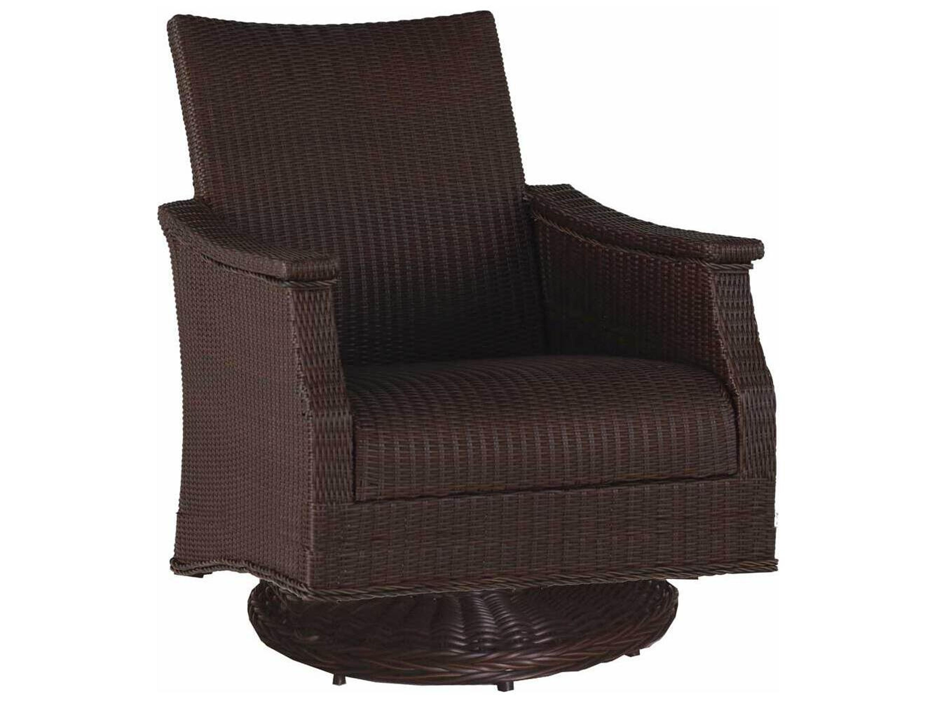 Bentley Wicker Swivel Rocker Patio Lounge Chair