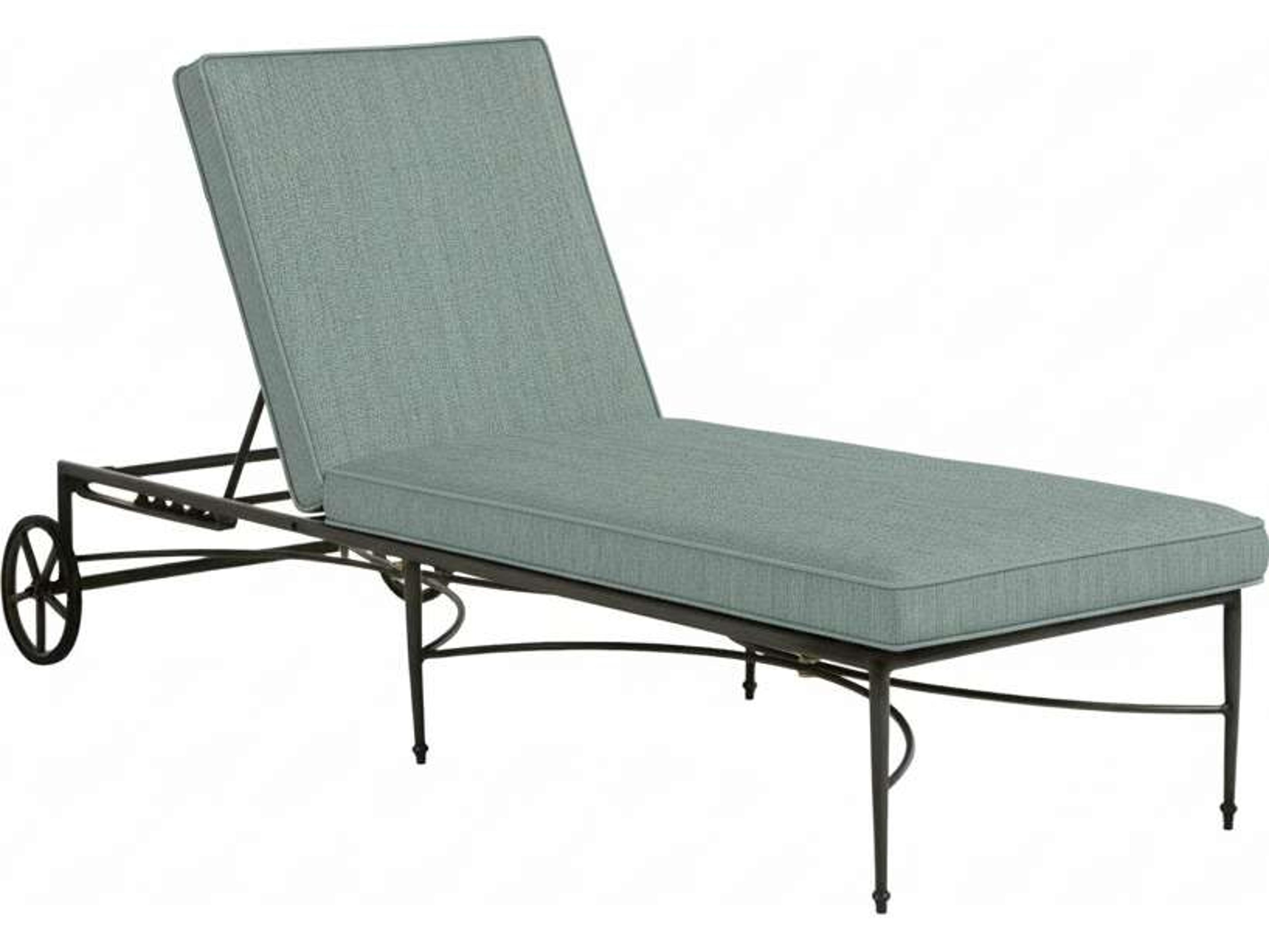 Summer Classics Roma Quick Ship Wrought Aluminum Cushion Chaise Lounge