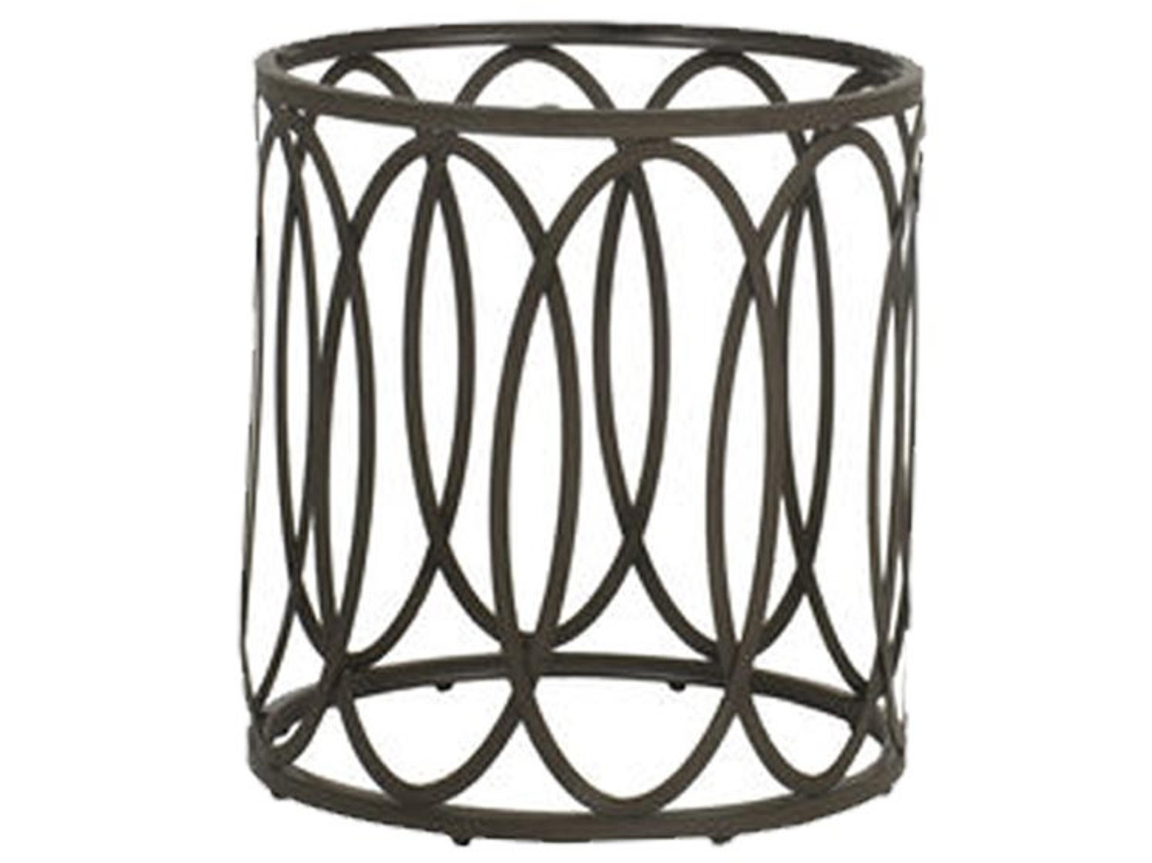 Summer Classics Ella Aluminum Slate Grey Dining Table Base