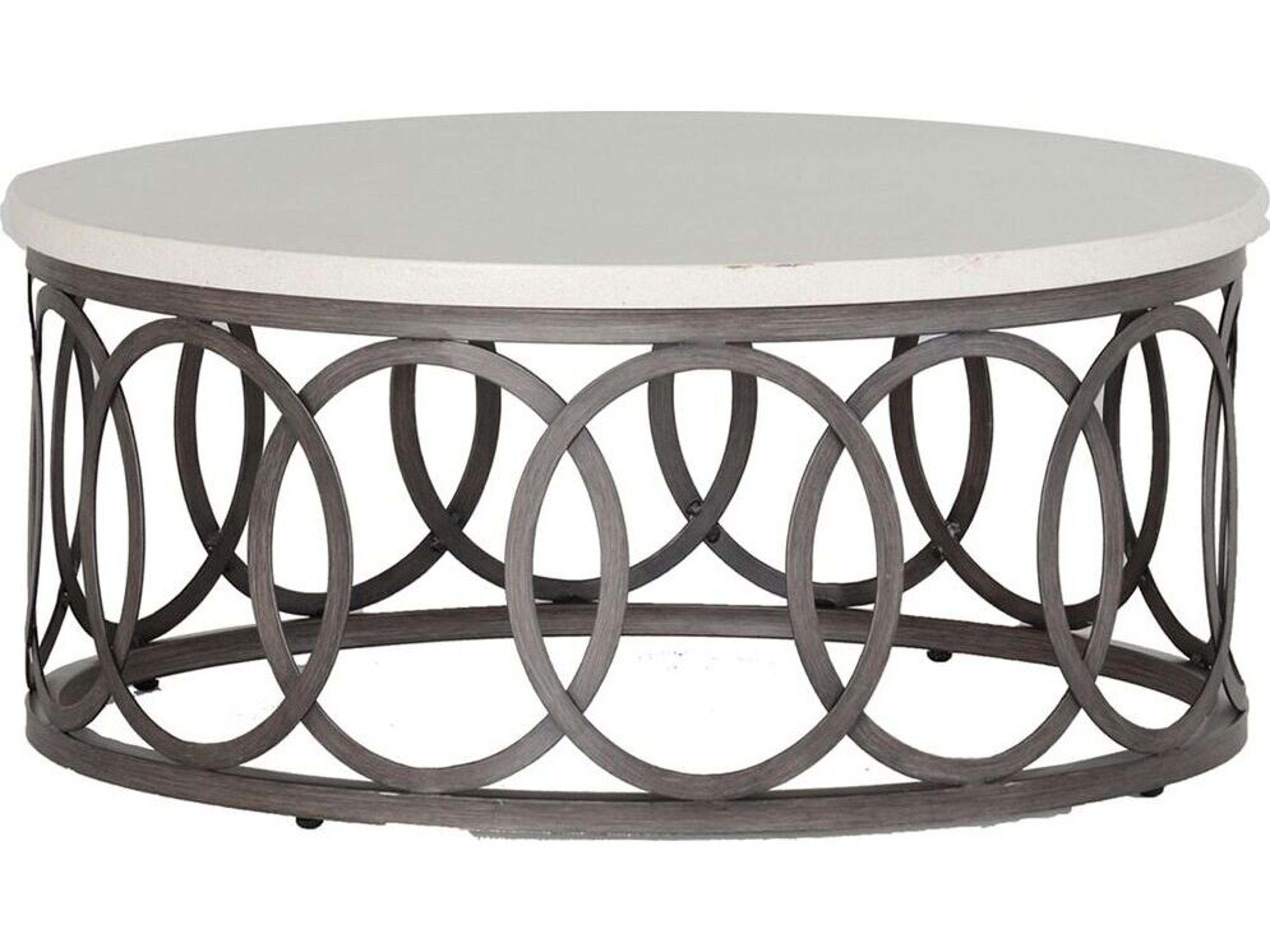 Summer Classics Ella Aluminum Round Outdoor Coffee Table