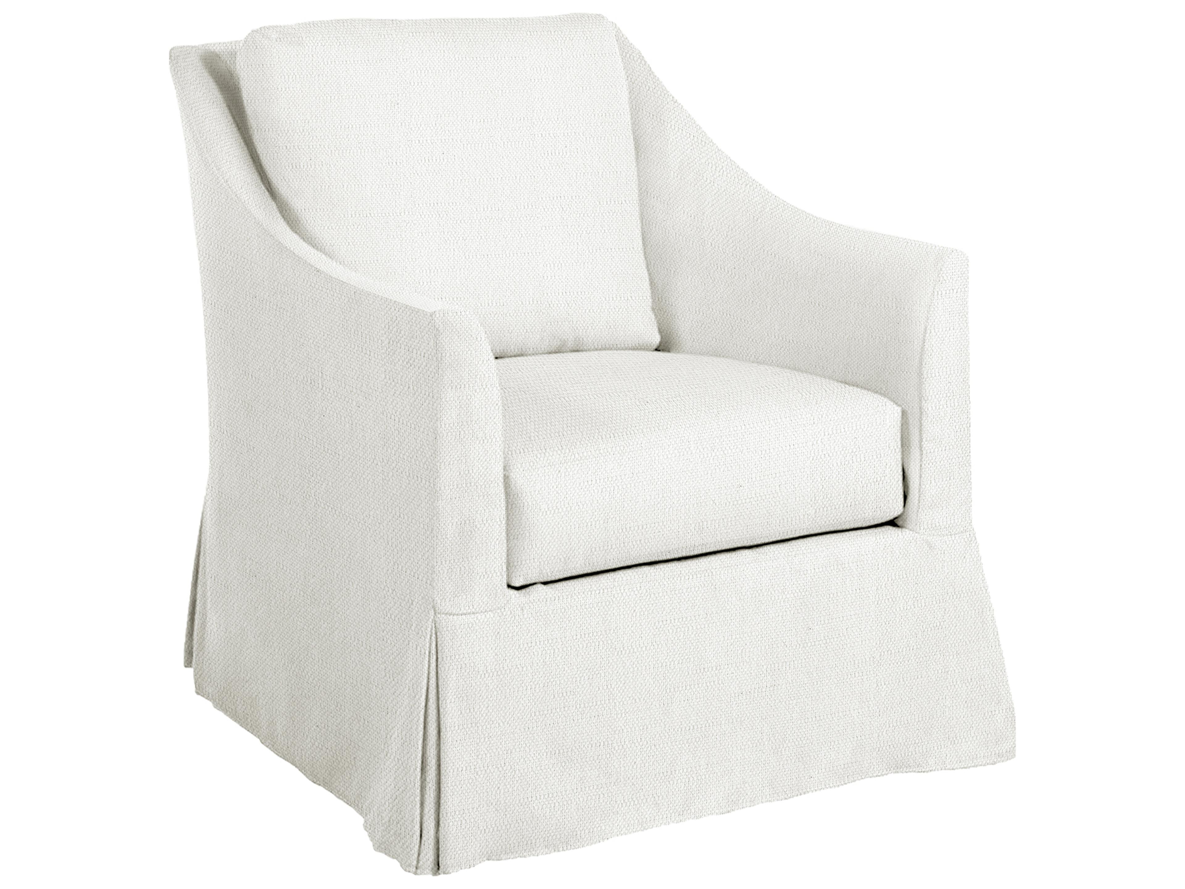 Summer Classics Baldwin Outdoor Swivel Lounge Chair in Linen Snow