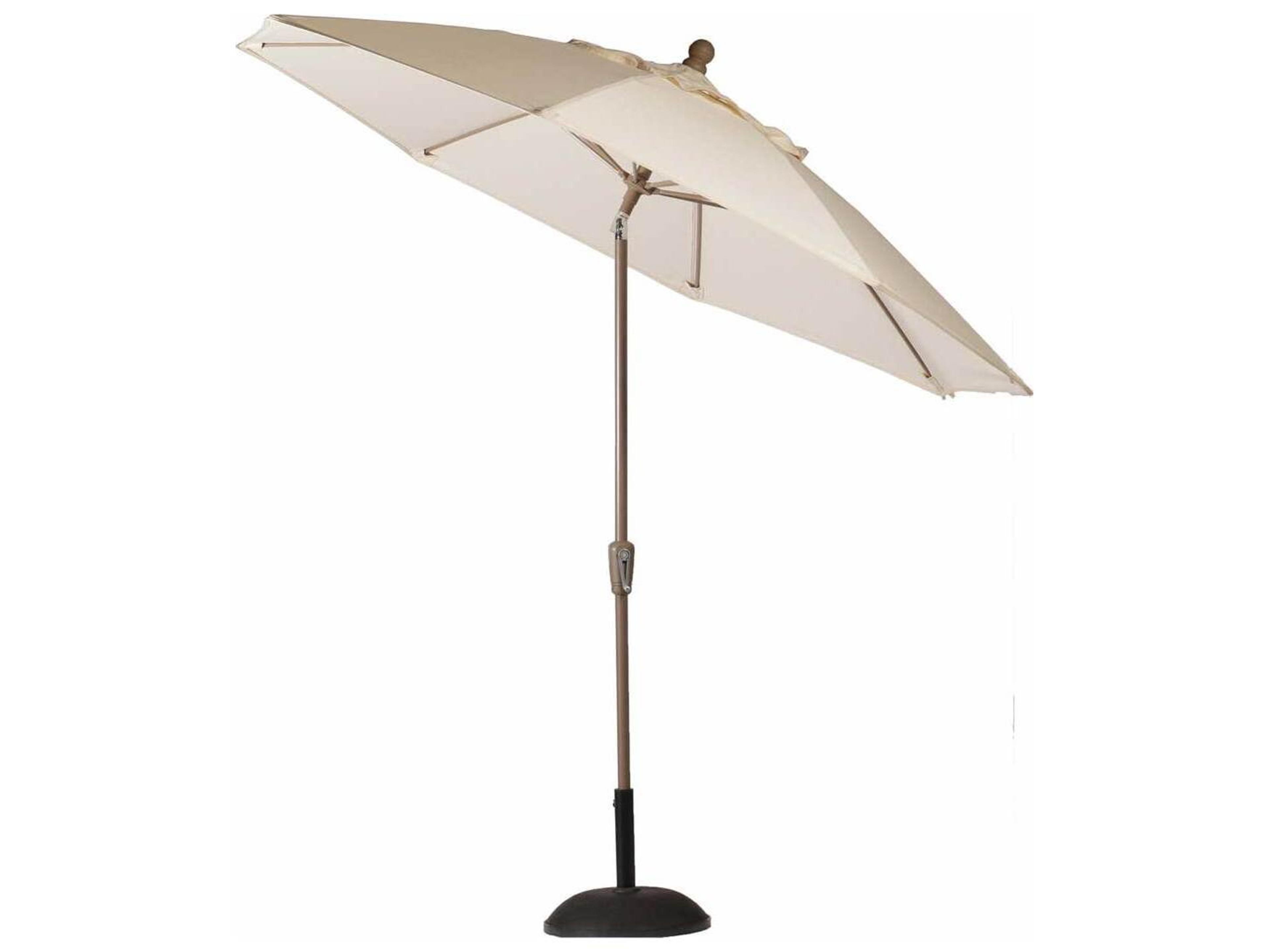 Market Aluminum 9 Foot Crank Auto Tilt Outdoor Umbrella