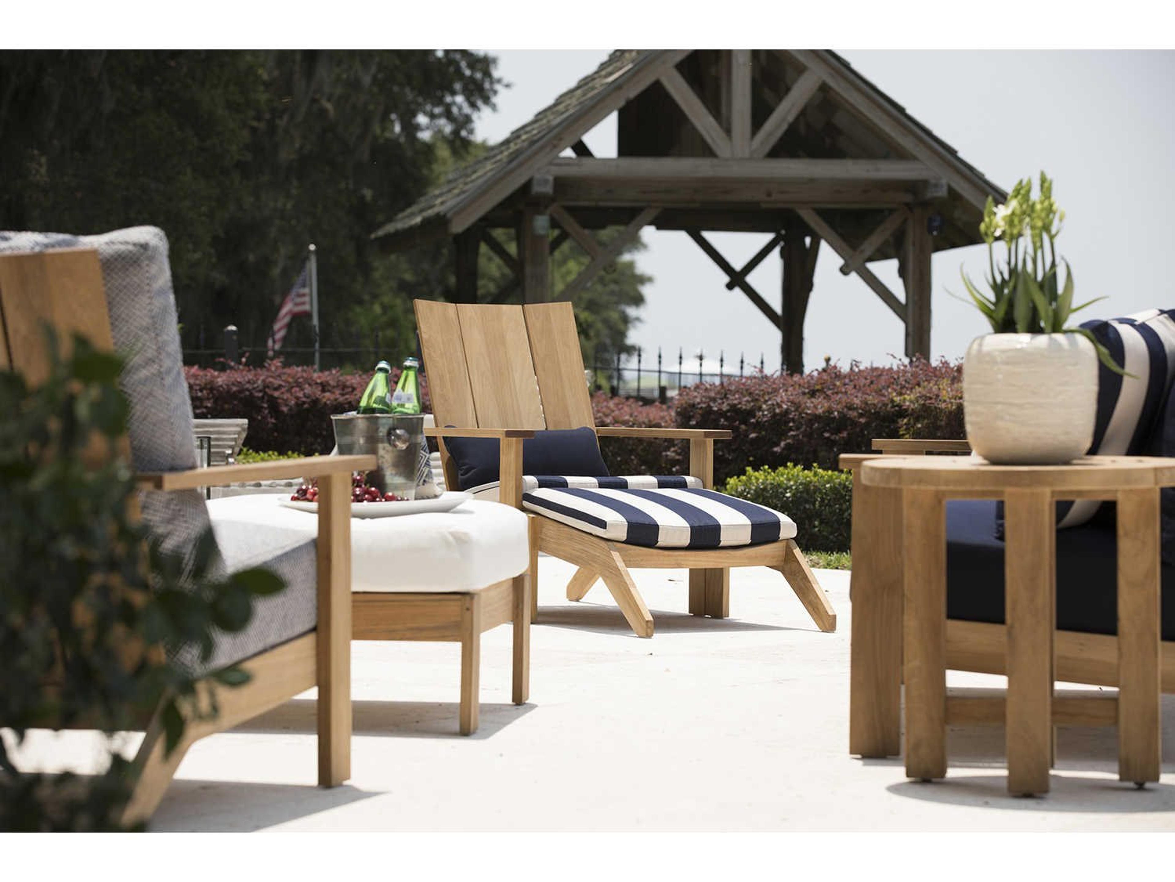 Summer Classics Ashland Teak Patio Lounge Set