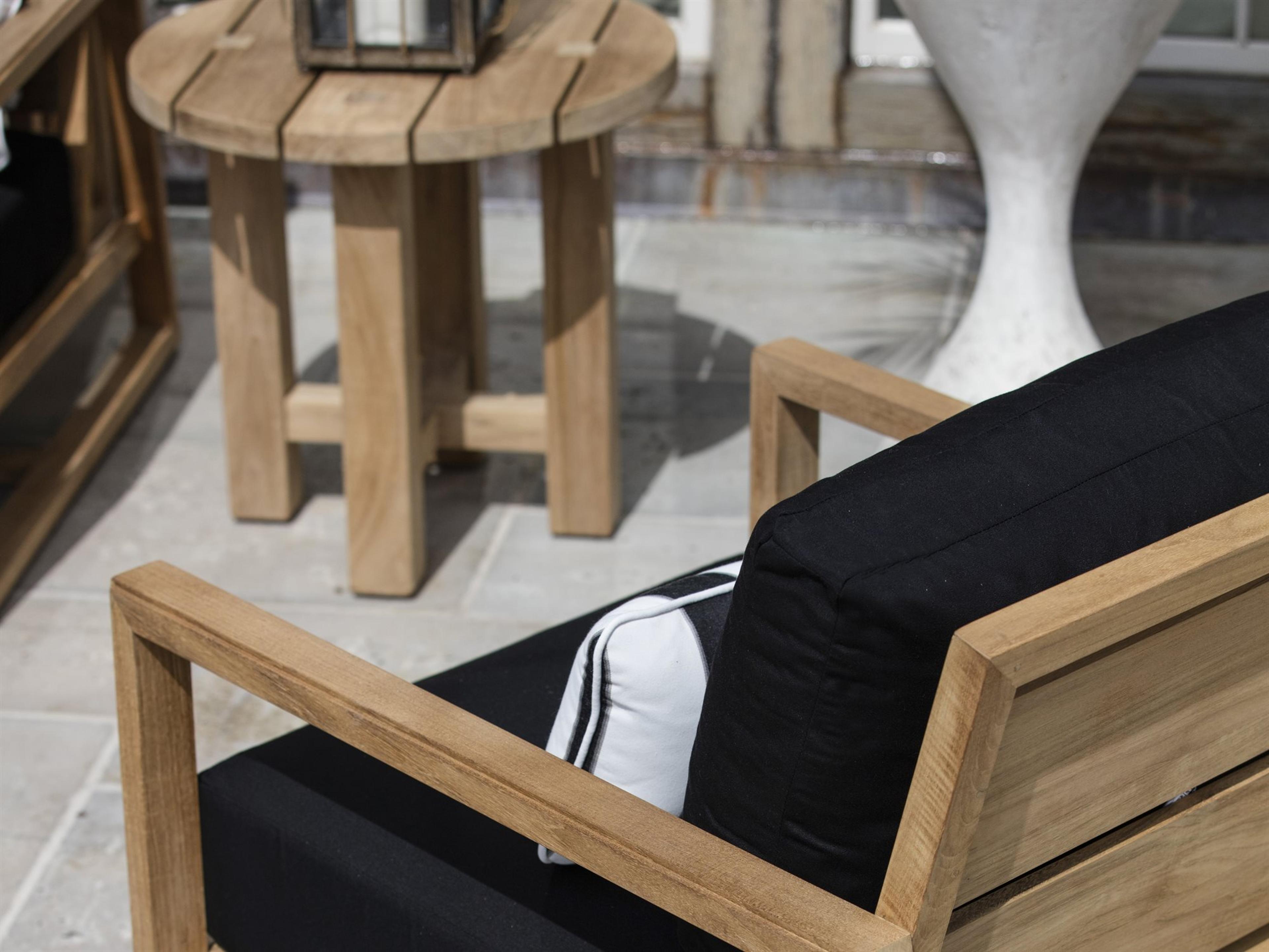 Summer Classics Avondale Teak Cushion Patio Lounge Set