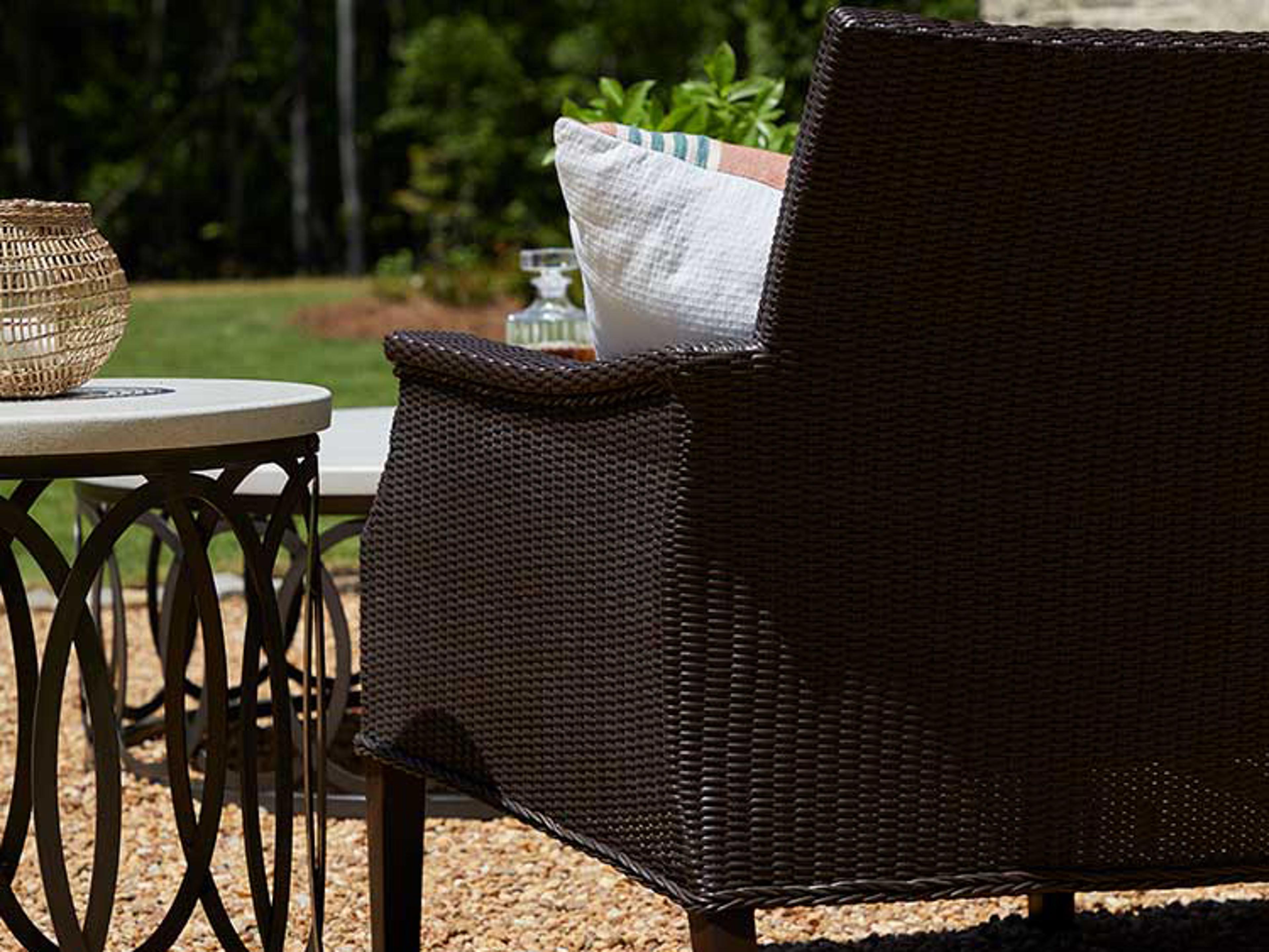 Summer Classics Bentley Wicker Cushion Outdoor Patio Lounge Set