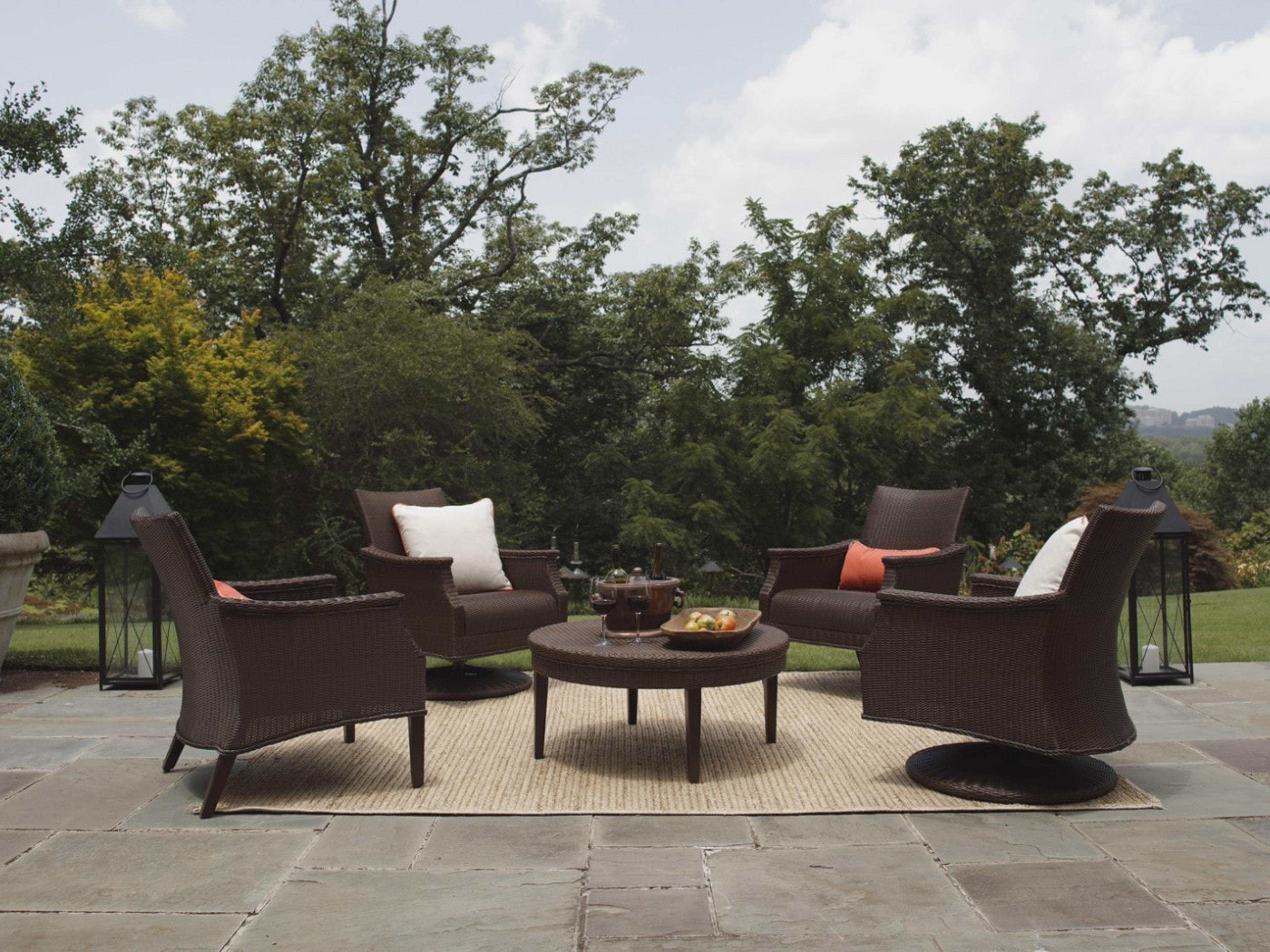 Summer Classics Bentley Wicker Cushion Patio Lounge Set