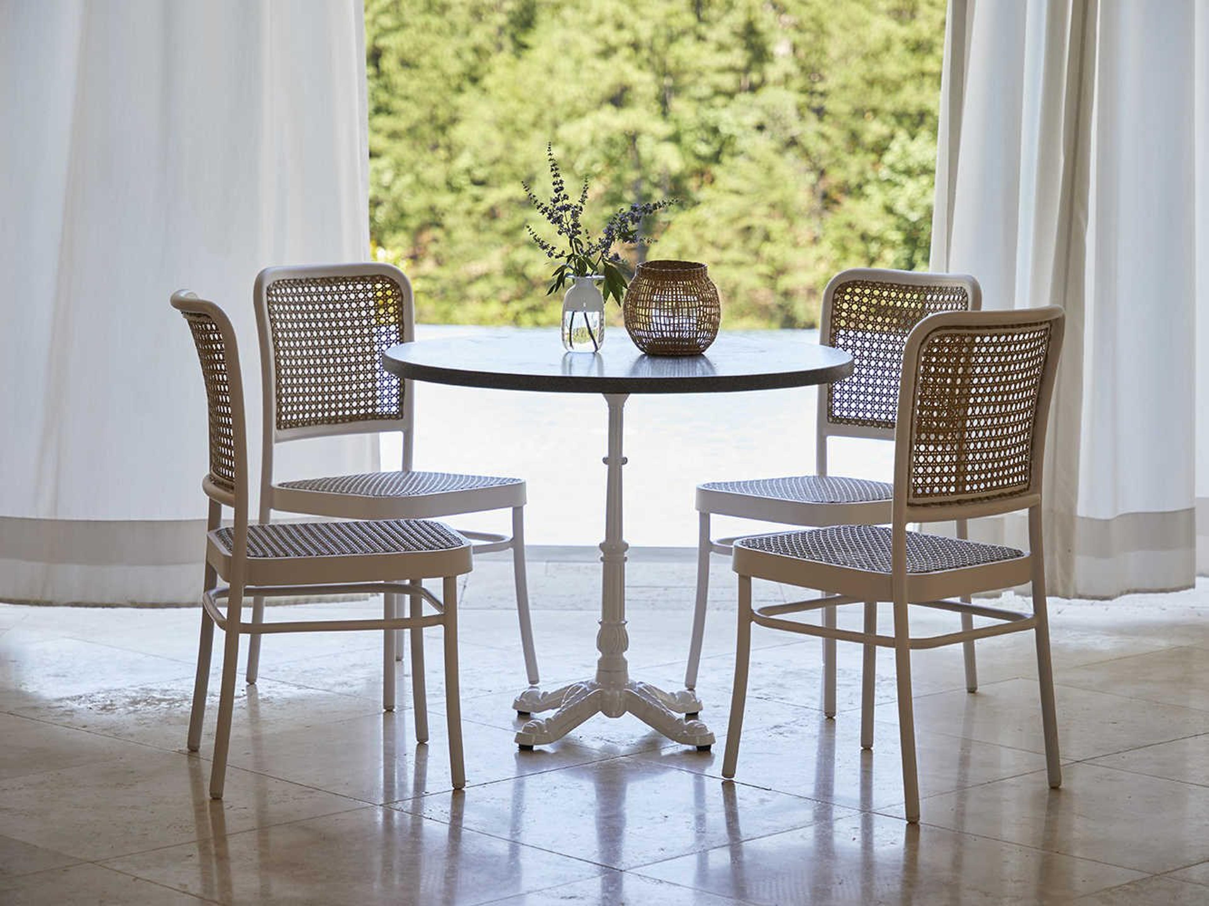 Summer Classics Bordeaux Aluminum Outdoor Patio Dining Set