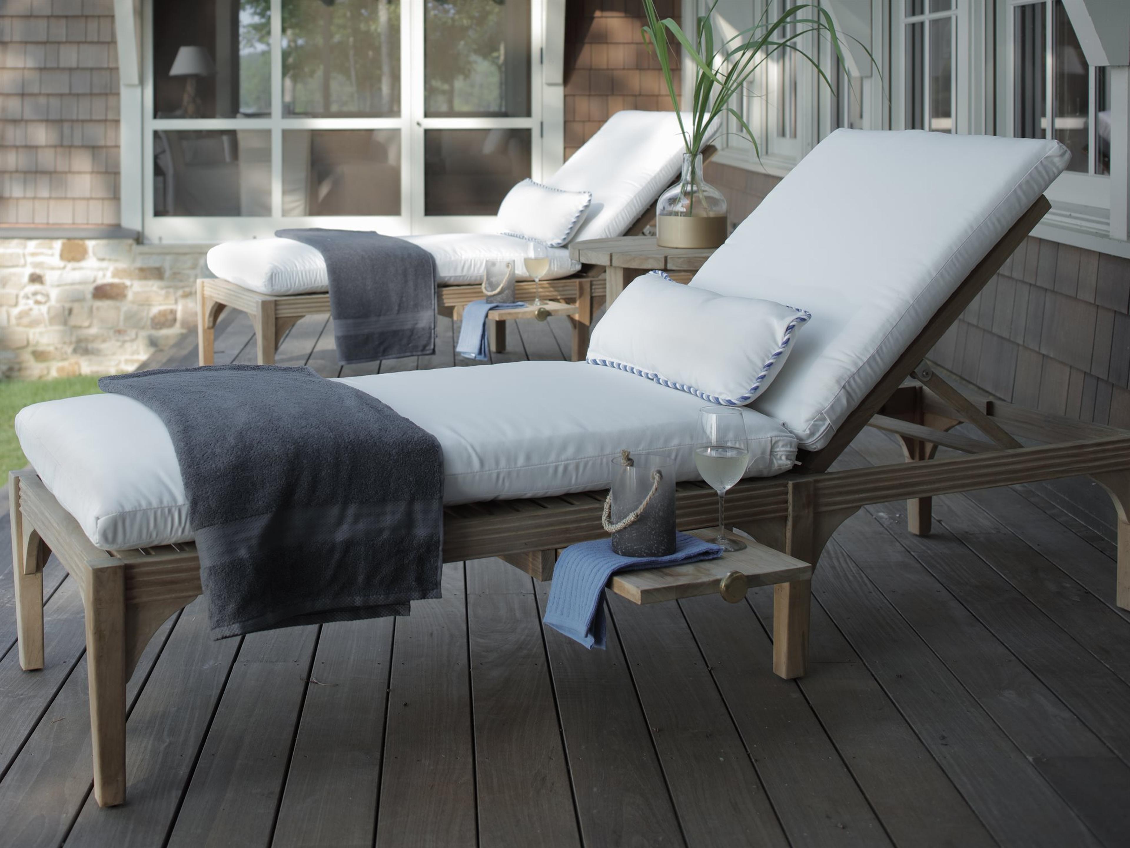 Summer Classics Club Teak Cushion Outdoor Patio Lounge Set