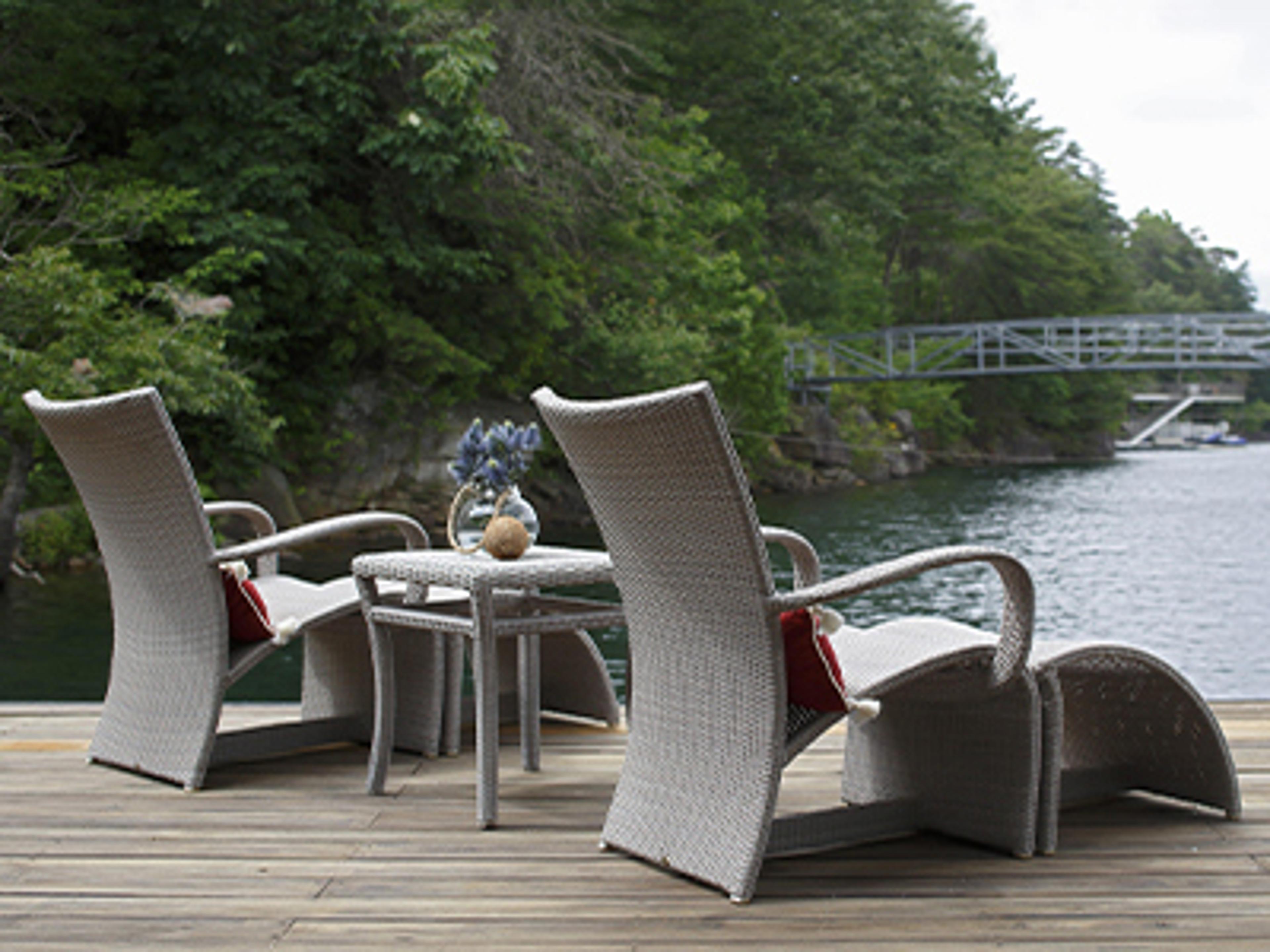 Summer Classics Halo Wicker Outdoor Patio Lounge Set