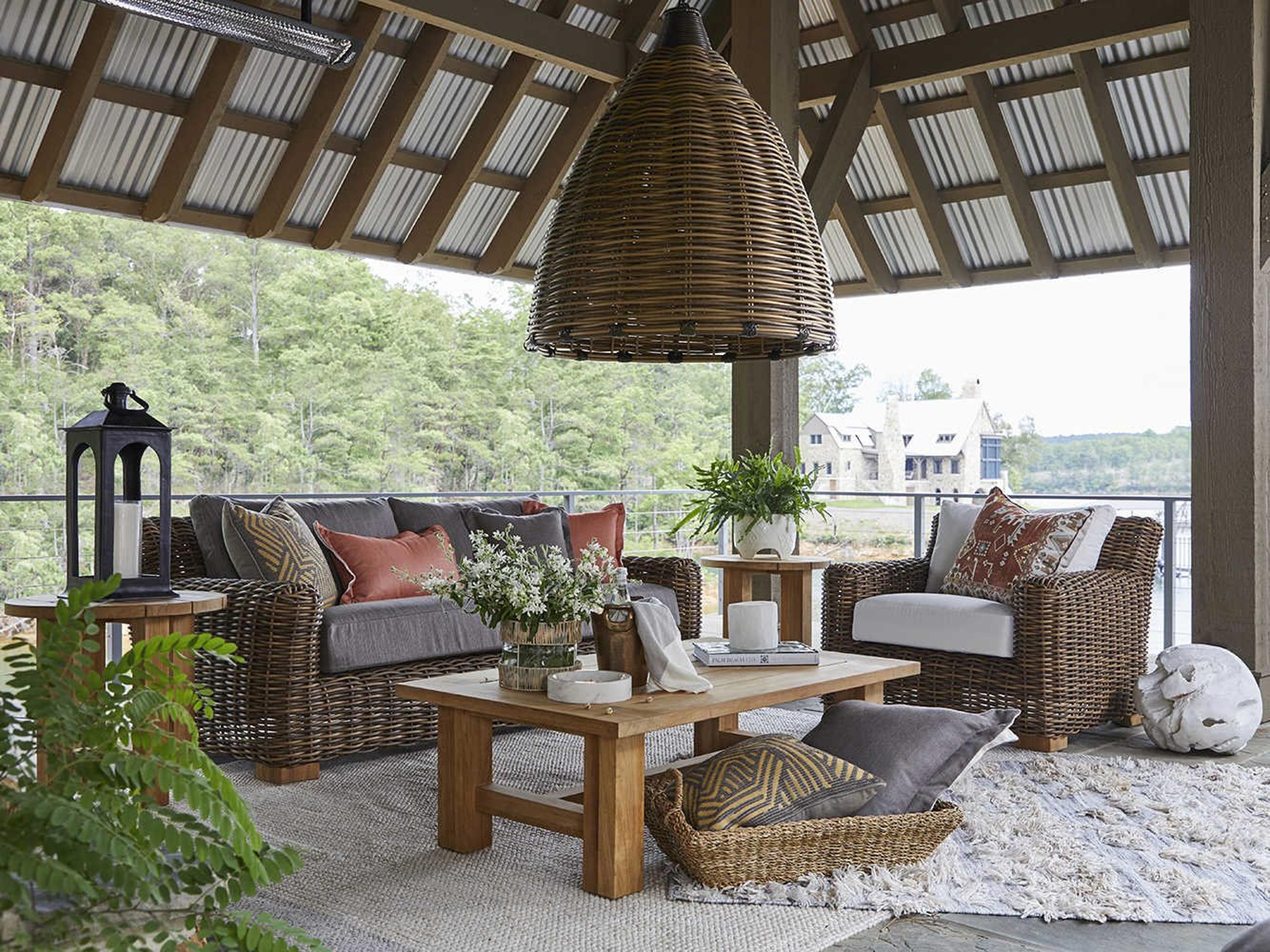 Summer Classics Montauk Wicker Outdoor Lounge Set