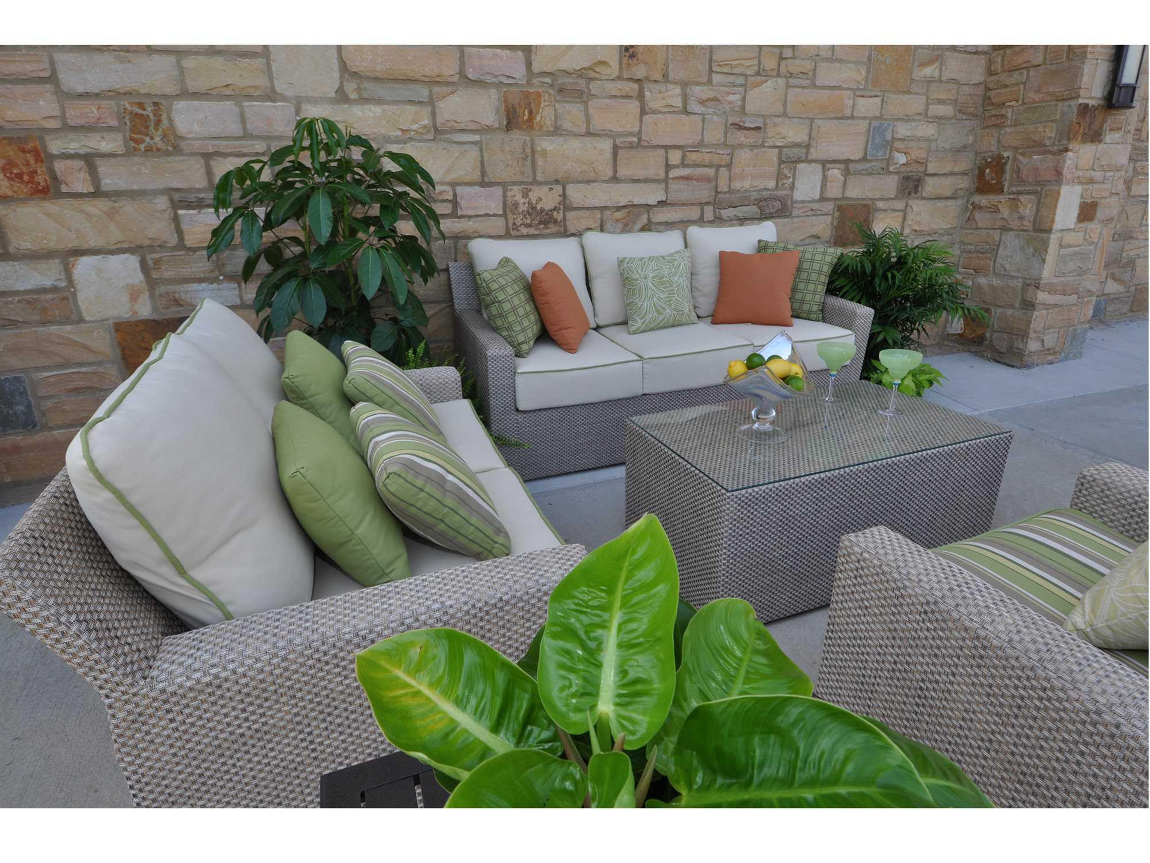 Suncoast Summer Aluminum Outdoor Patio Lounge Set