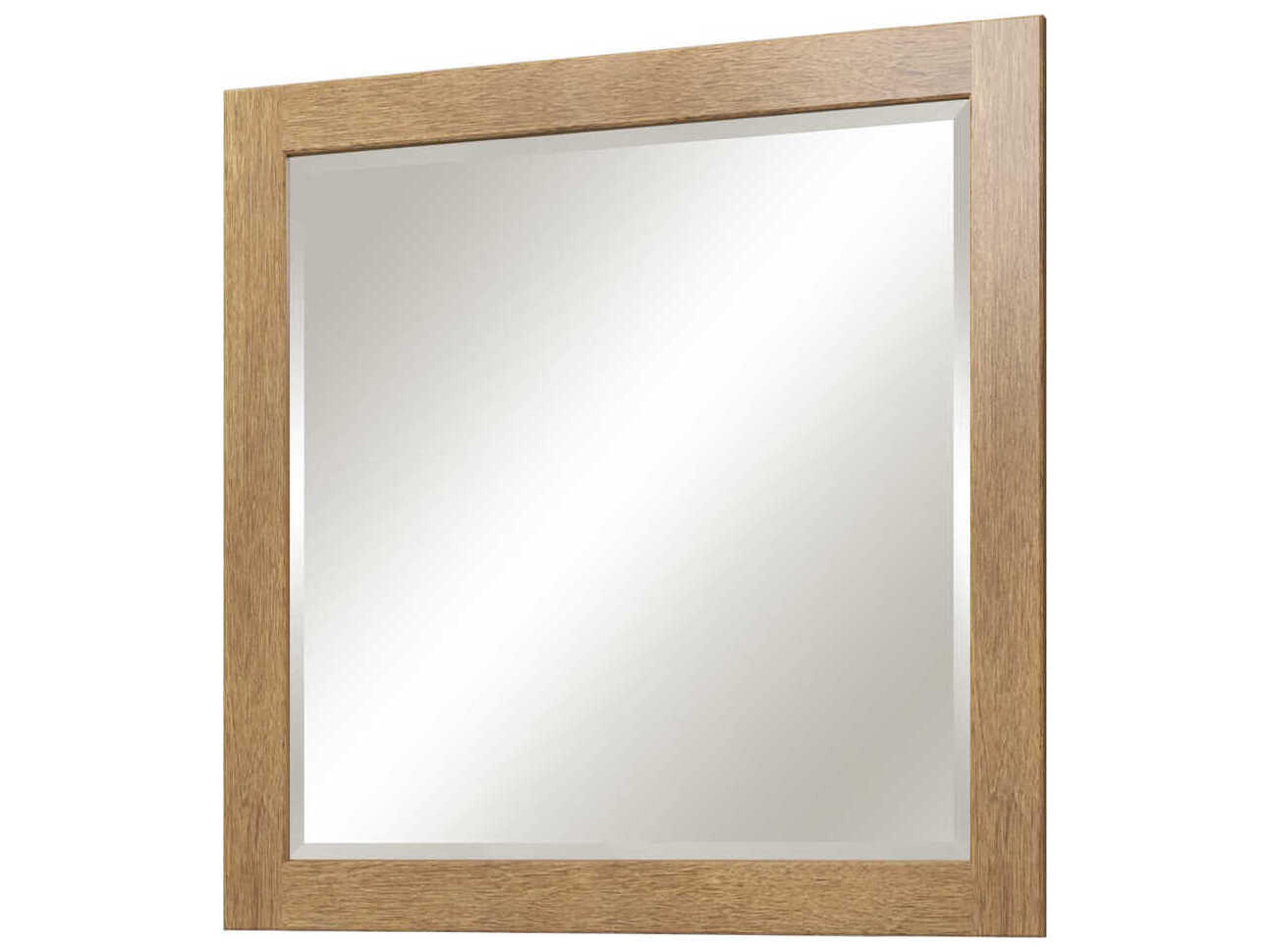Sunny Wood Daley Natural Wall Mirror Square
