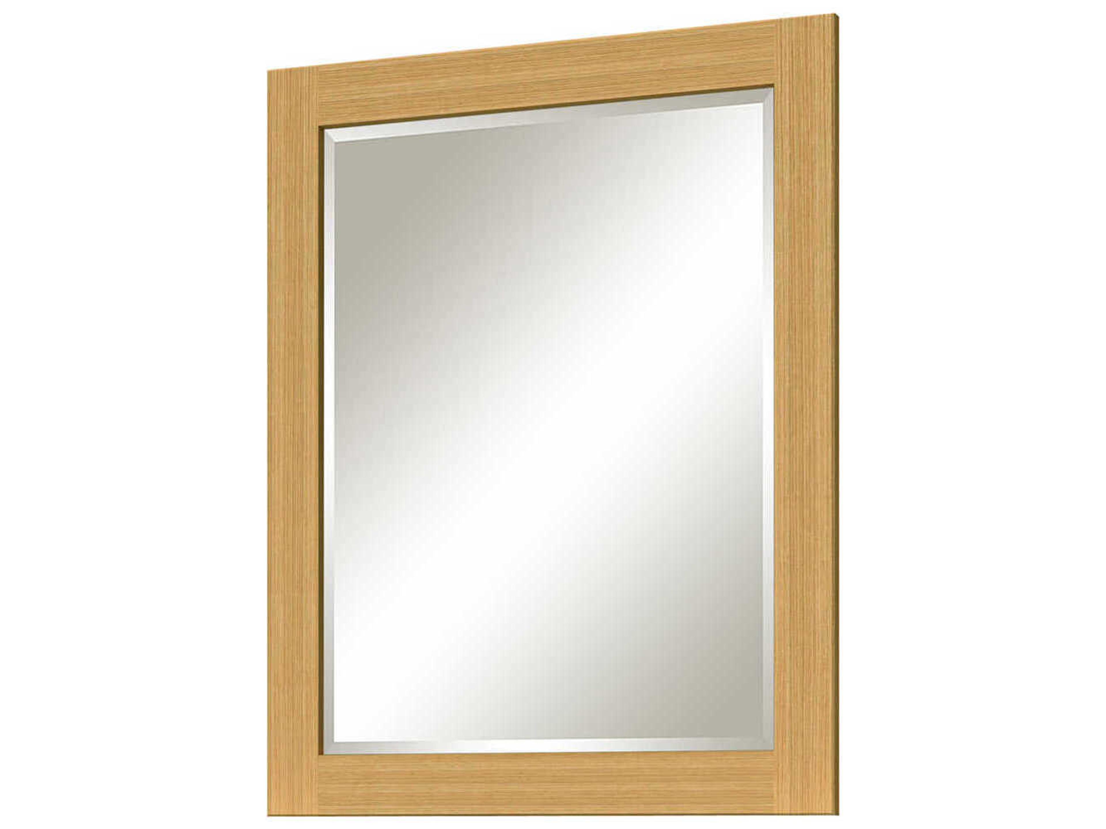 Sunny Wood Forrester Ridge Natural Oak Wall Mirror Rectangular
