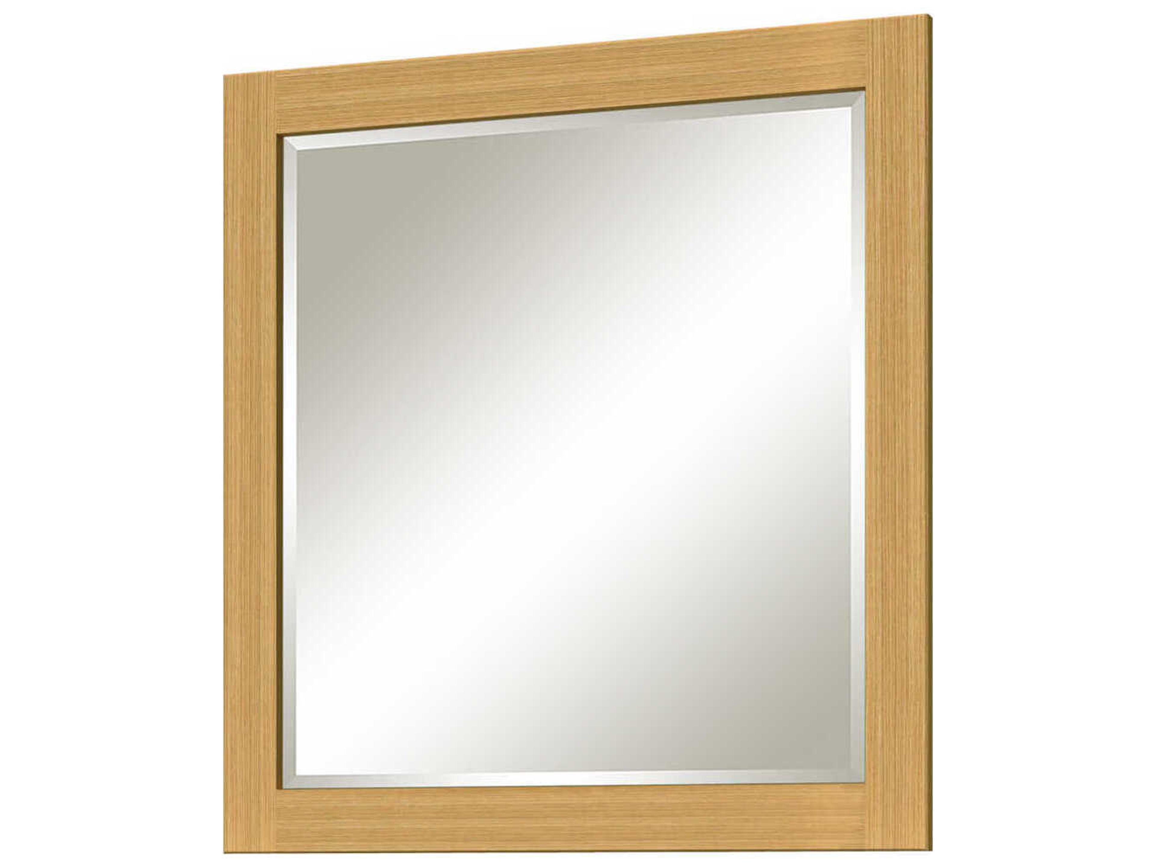 Sunny Wood Forrester Ridge Natural Oak Wall Mirror Square