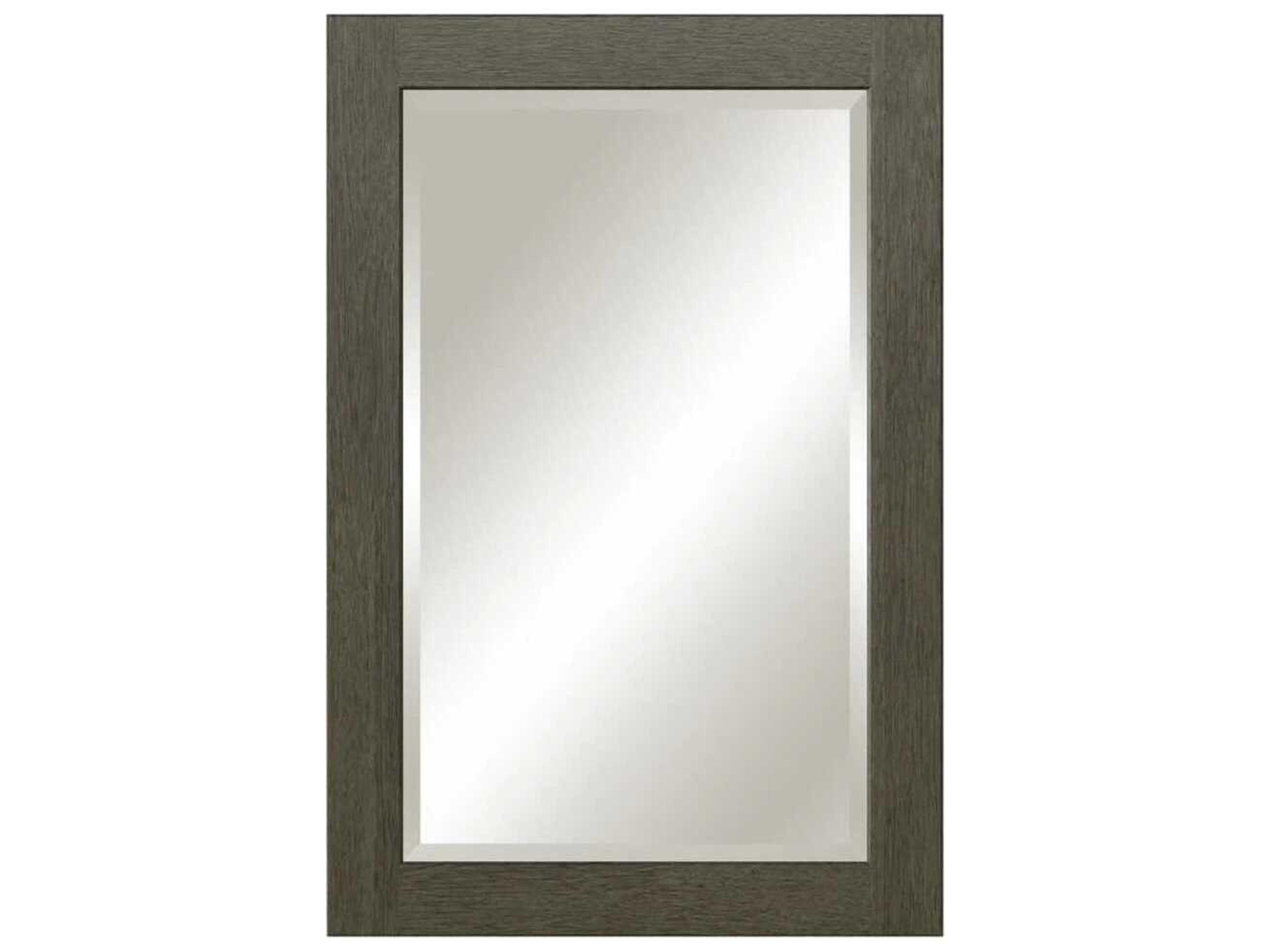 Sunny Wood Livingstone Shale Grey Wall Mirror Vertical
