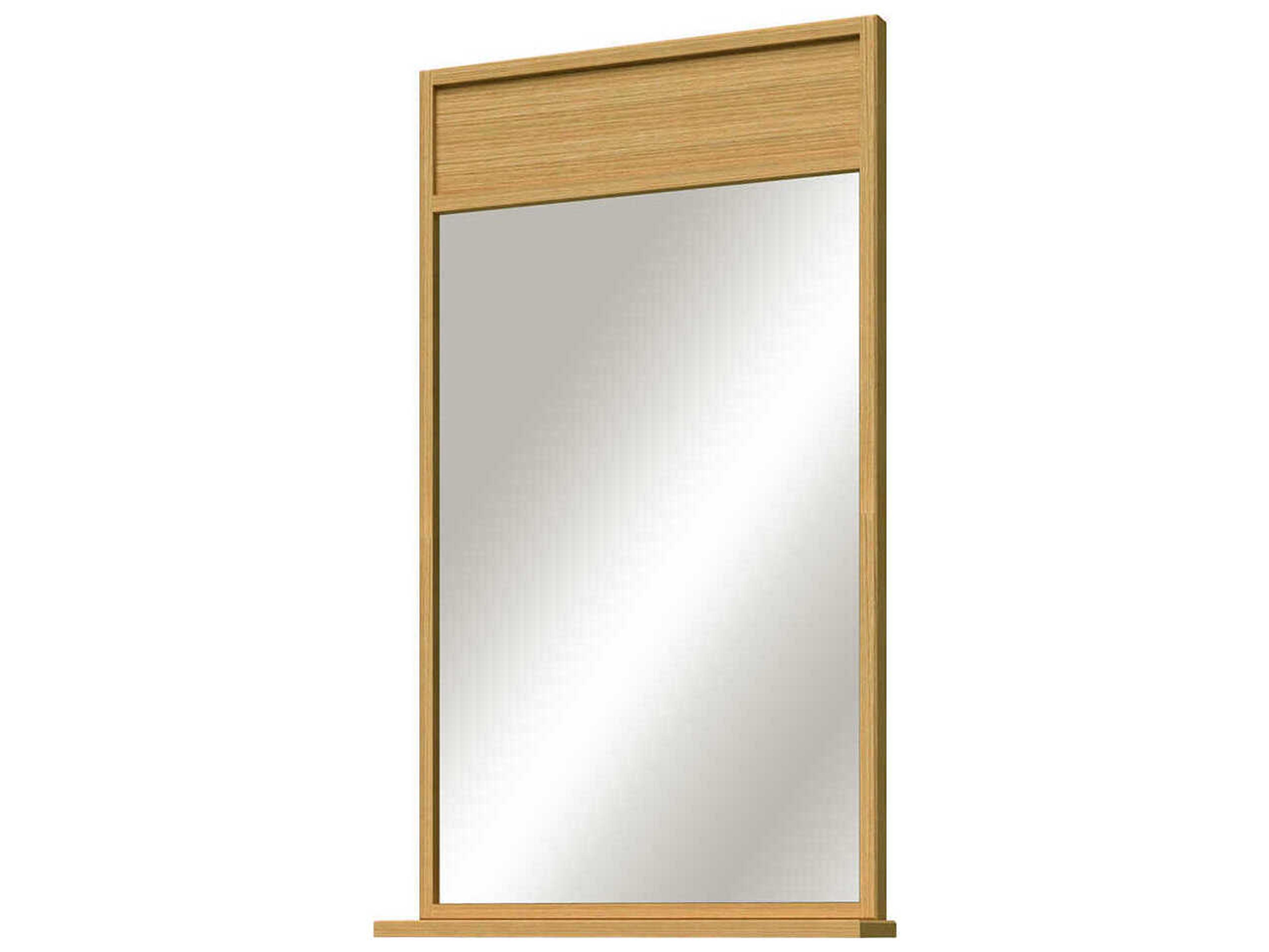Sunny Wood Nikko Clear Oak Wall Mirror Vertical