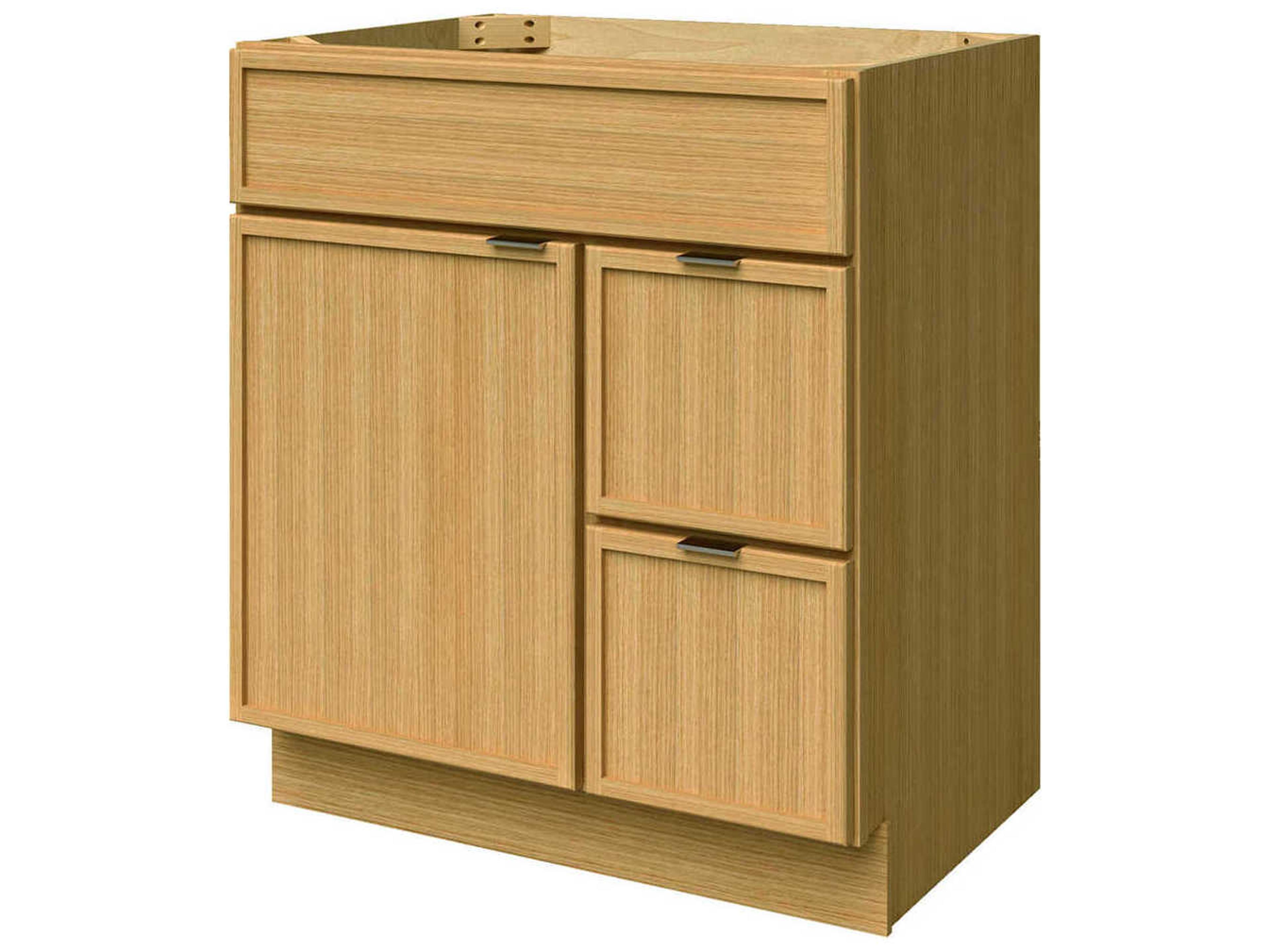 Sunny Wood Nikko Clear Oak Vanity