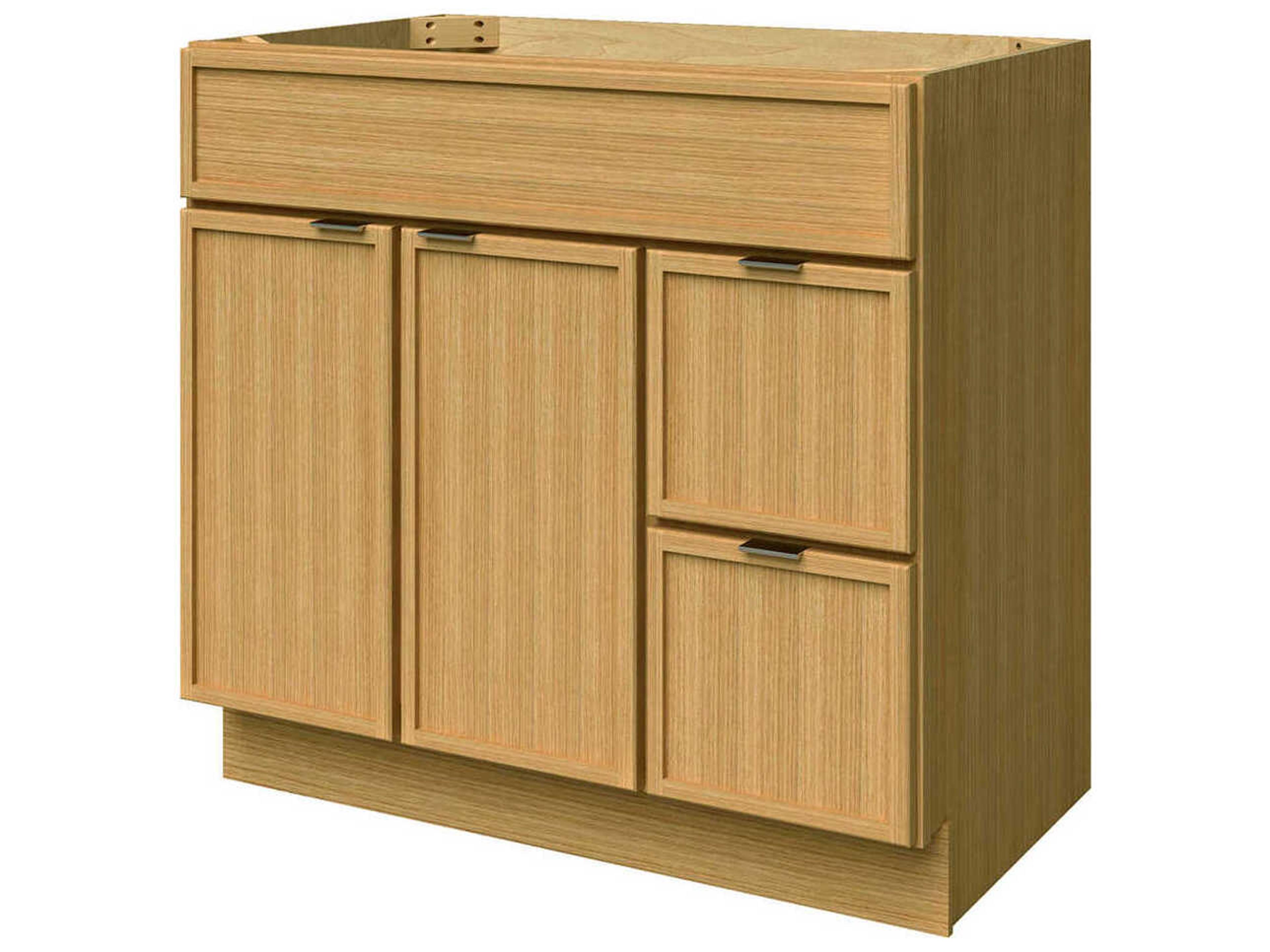 Sunny Wood Nikko Clear Oak Vanity