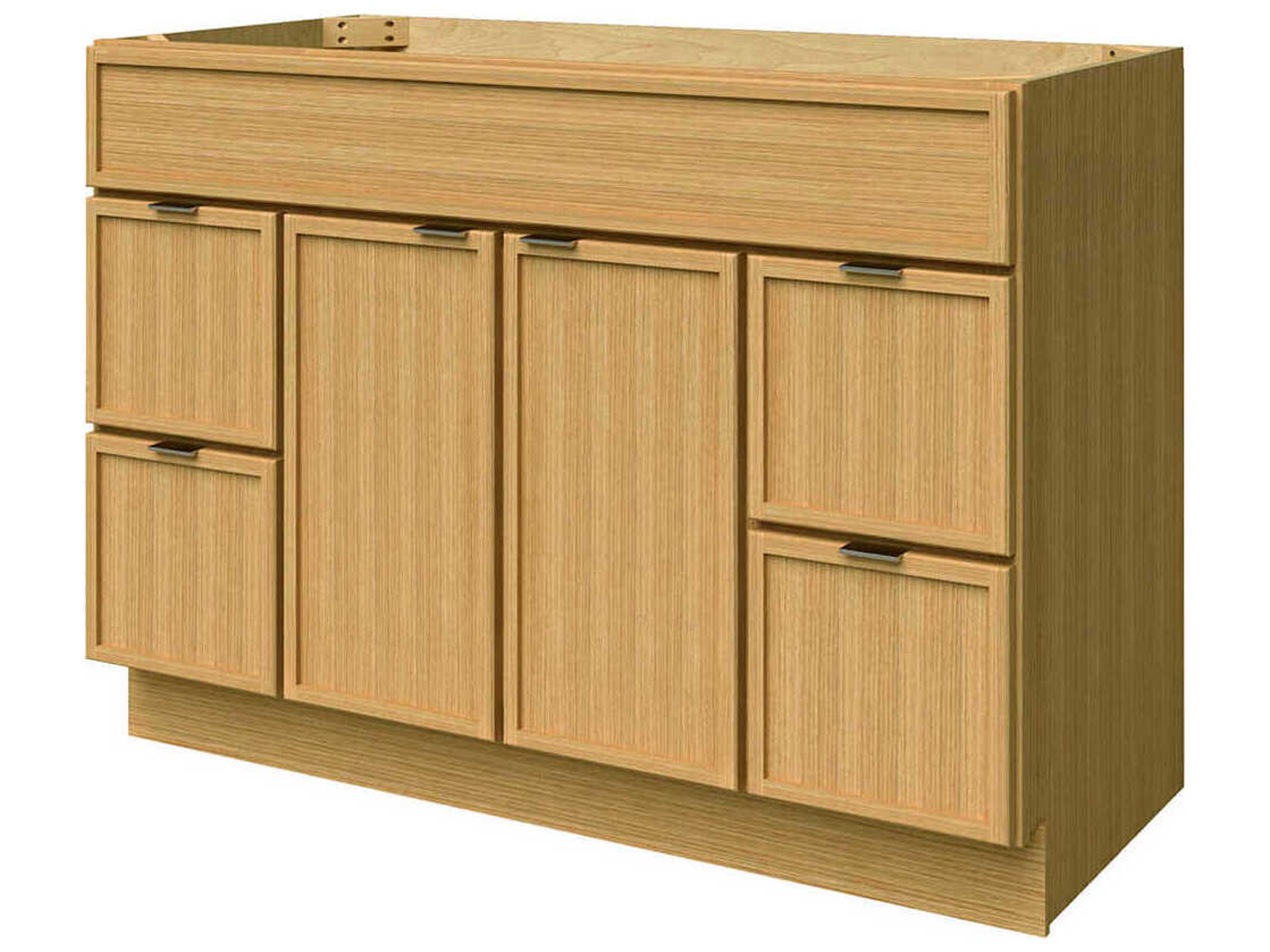 Sunny Wood Nikko Clear Oak Vanity