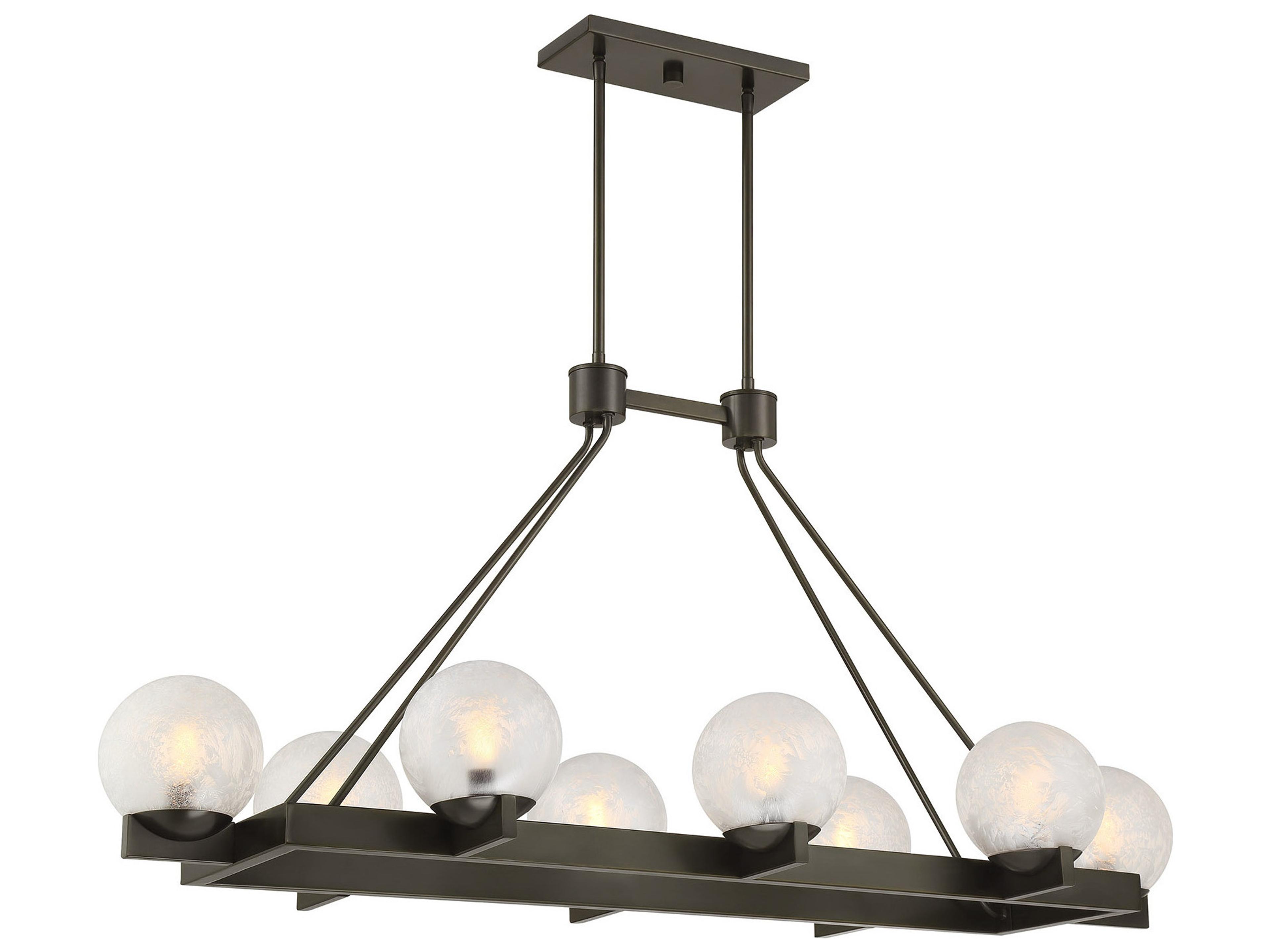 Savoy House Darien 8-Light Mediterranean Bronze Globe Island Pendant