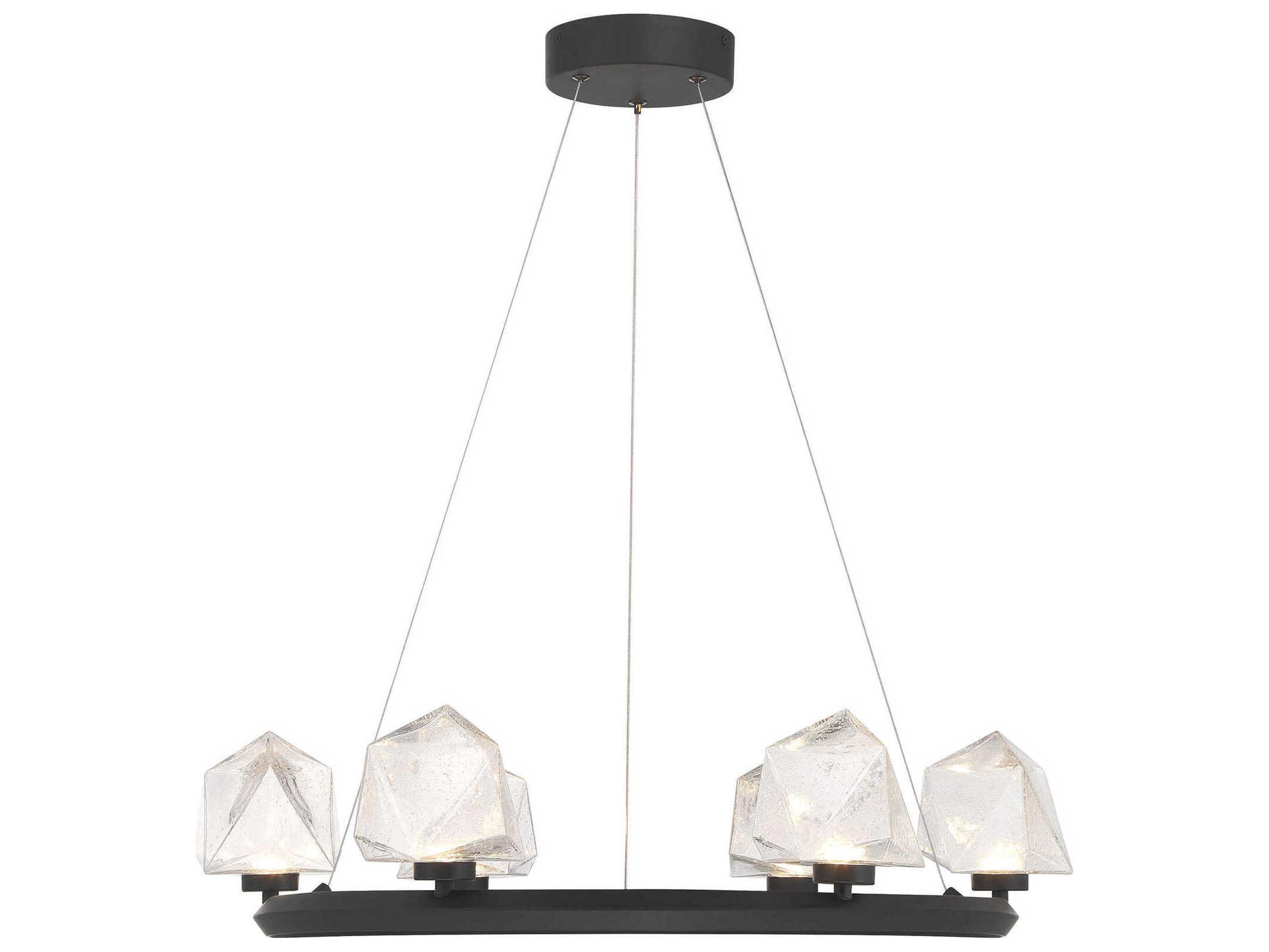 Savoy House Castello 6-Light Matte Black Chandelier