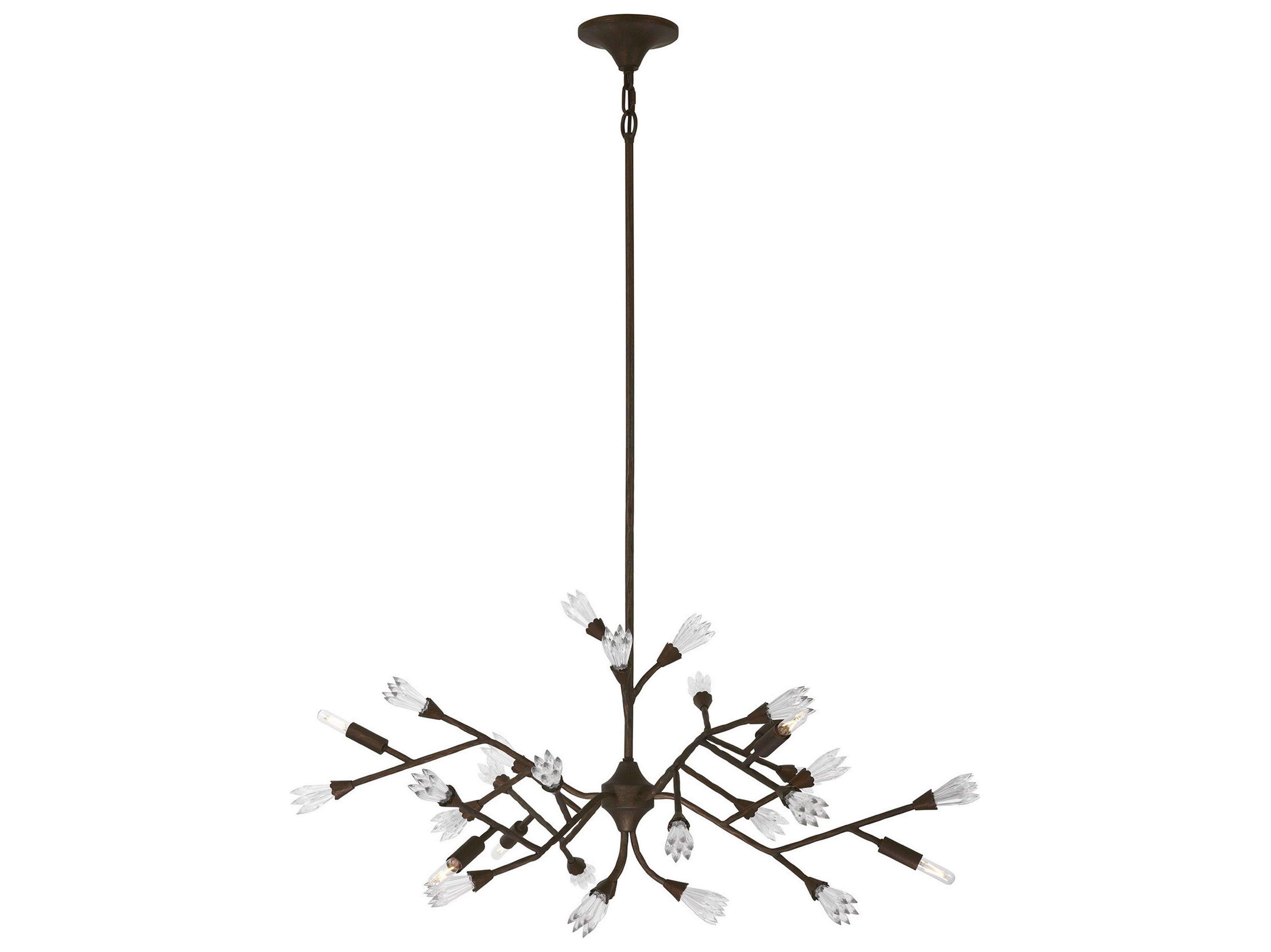 Savoy House Malinda 6-Light Bark Bronze Chandelier