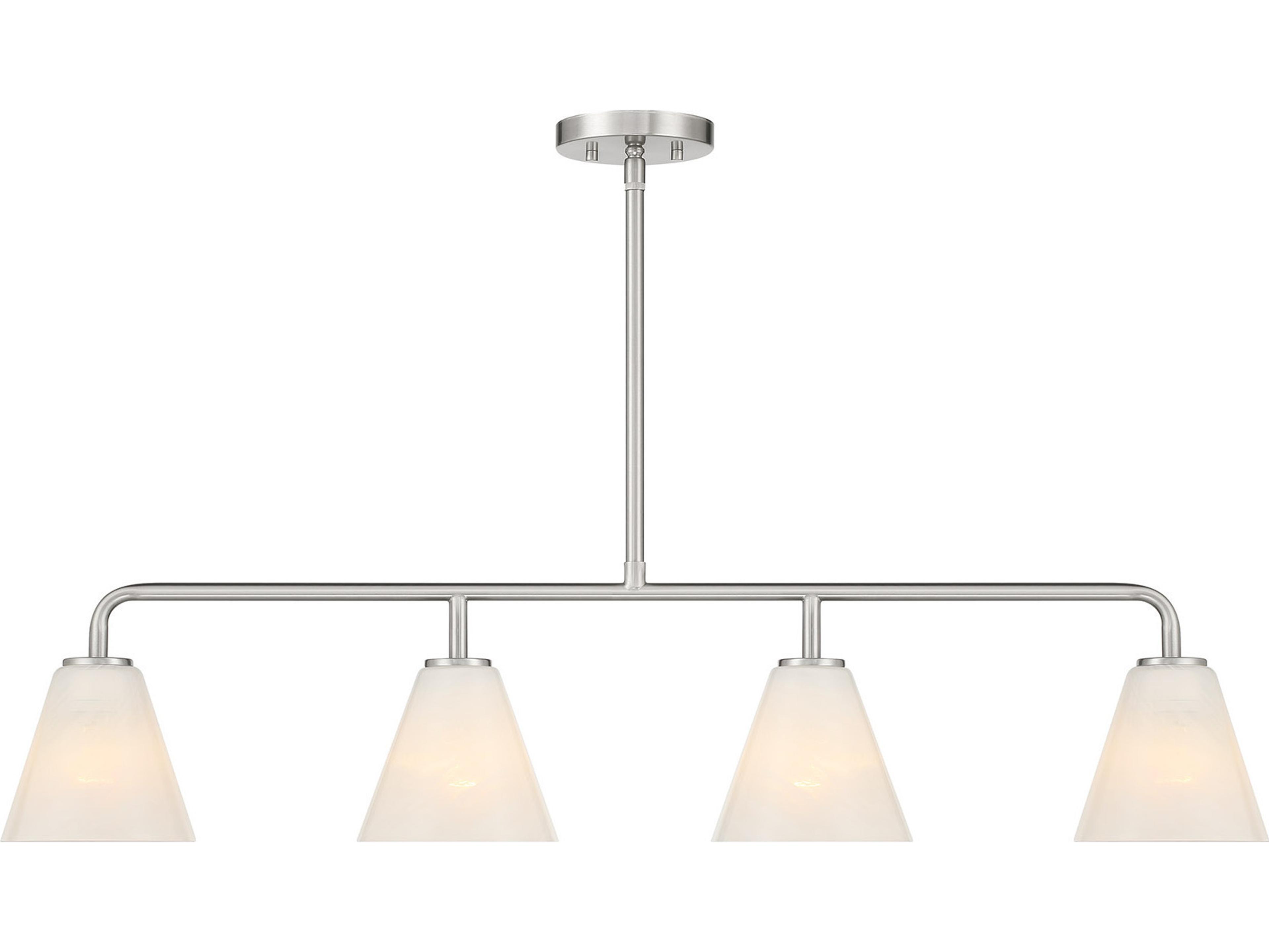 Savoy House Blair 4-Light Satin Nickel Island Pendant