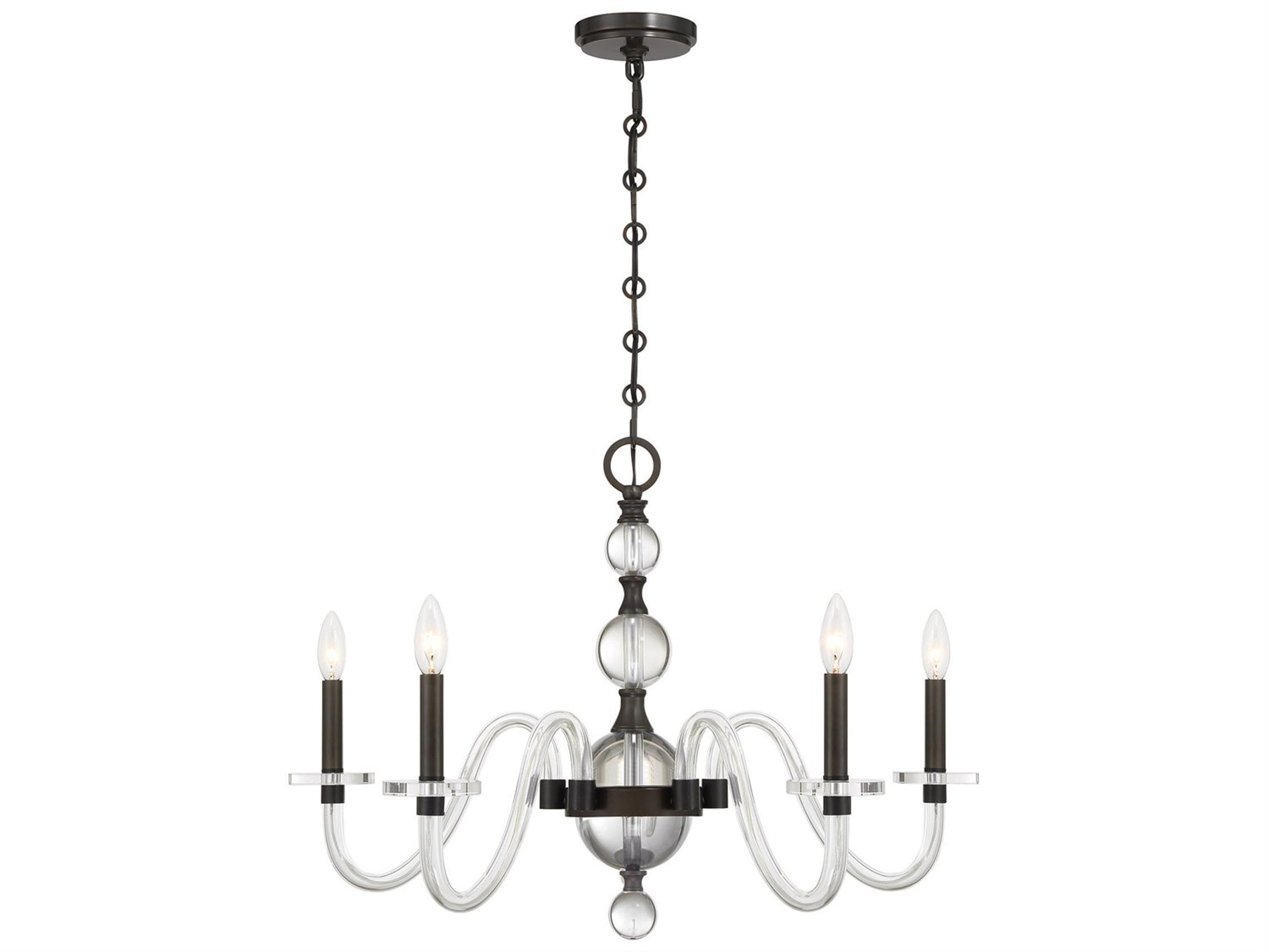 Savoy House Aragon 5-Light Mediterranean Bronze Traditional Candelabra Chandelier