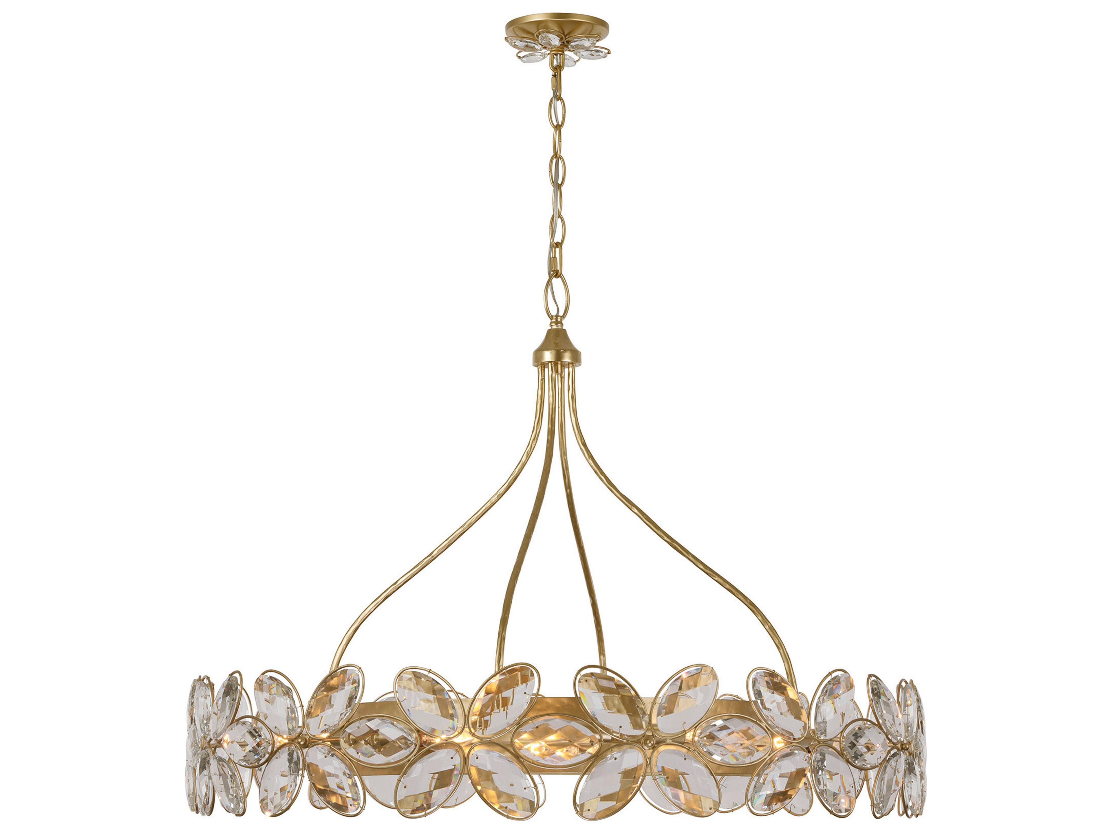Savoy House Marbella 14-Light Gold Shimmer Round Chandelier