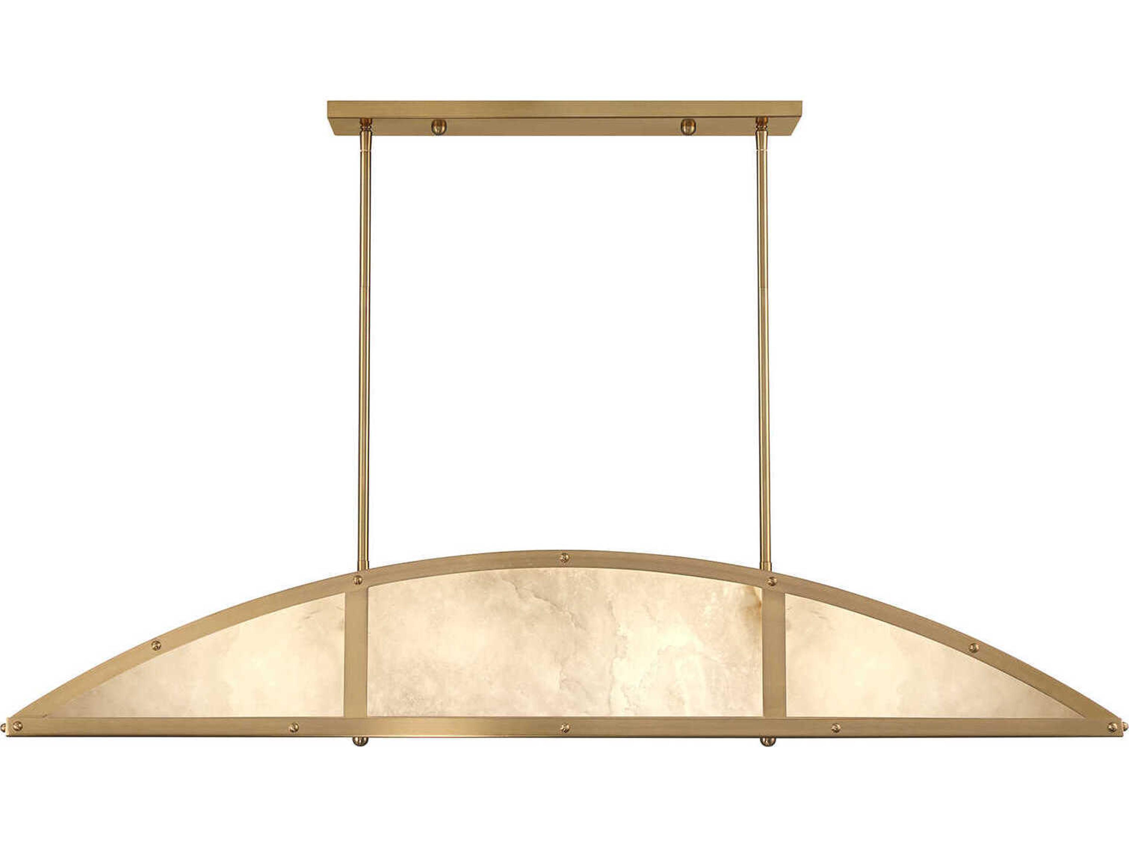 Savoy House Legacy 4-Light Warm Brass Island Pendant