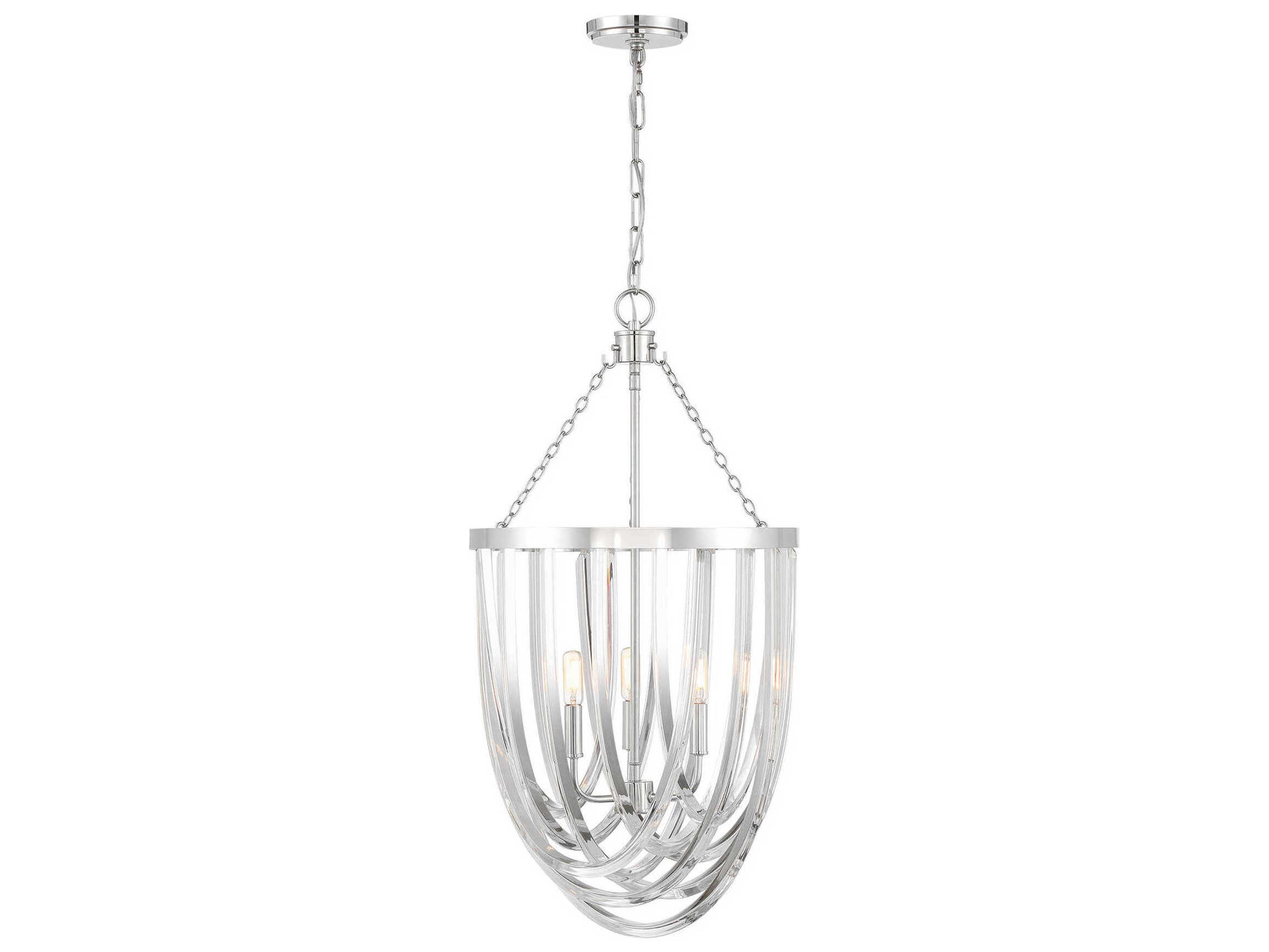 Savoy House Jennings 3-Light Polished Nickel Pendant