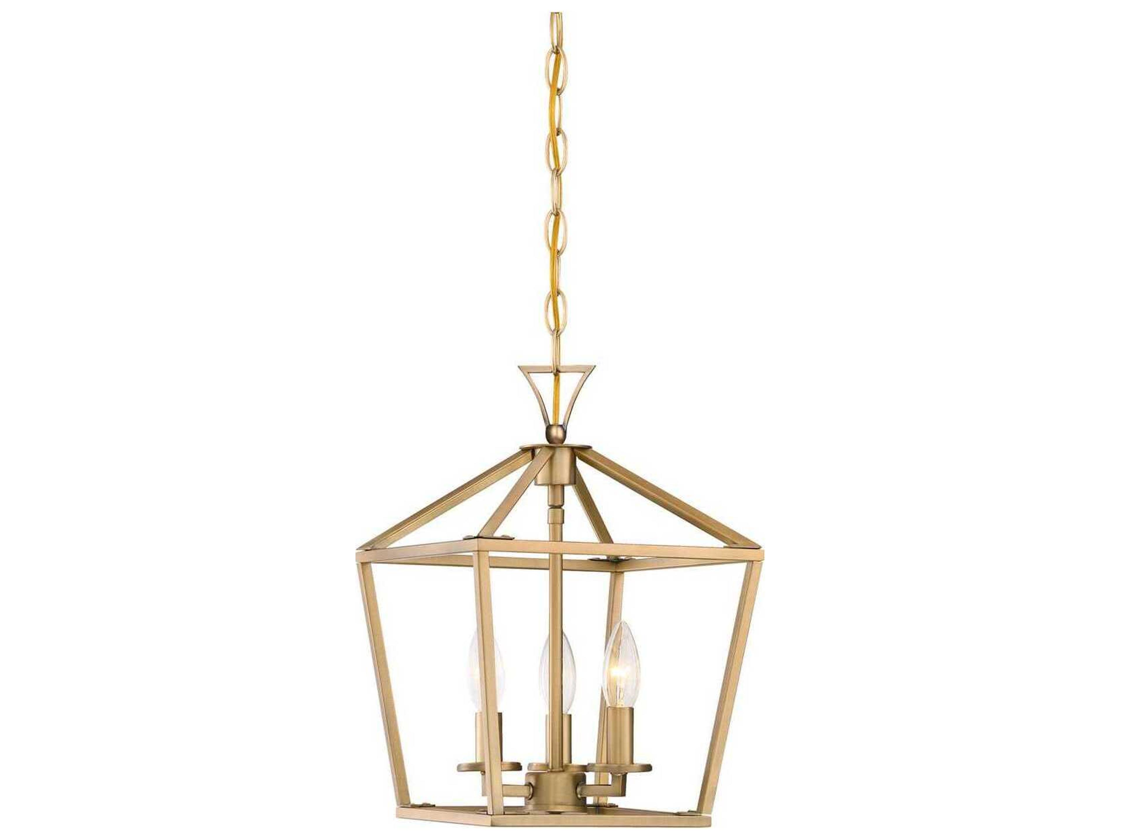 Savoy House Townsend 3-Light Warm Brass Mini Pendant